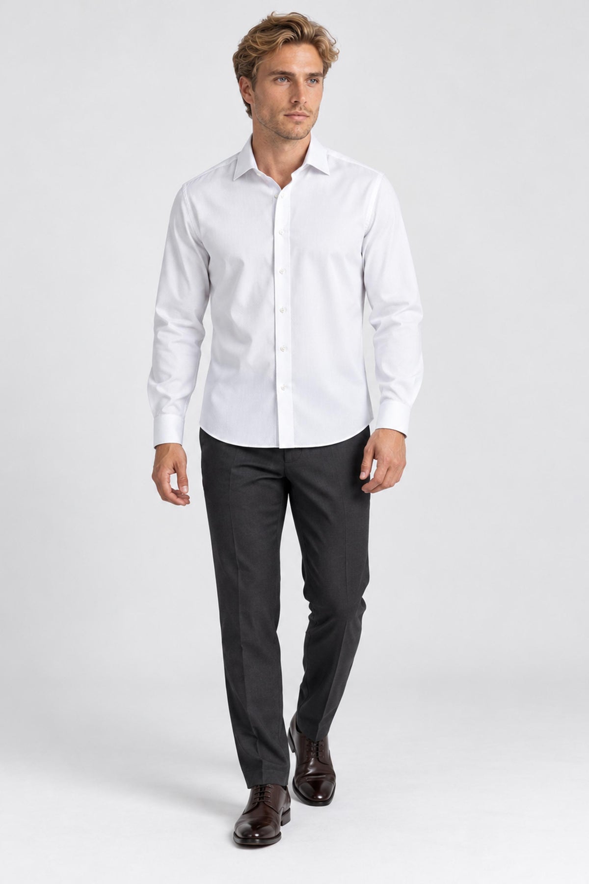 Santiago Cotton Button-Down Shirt