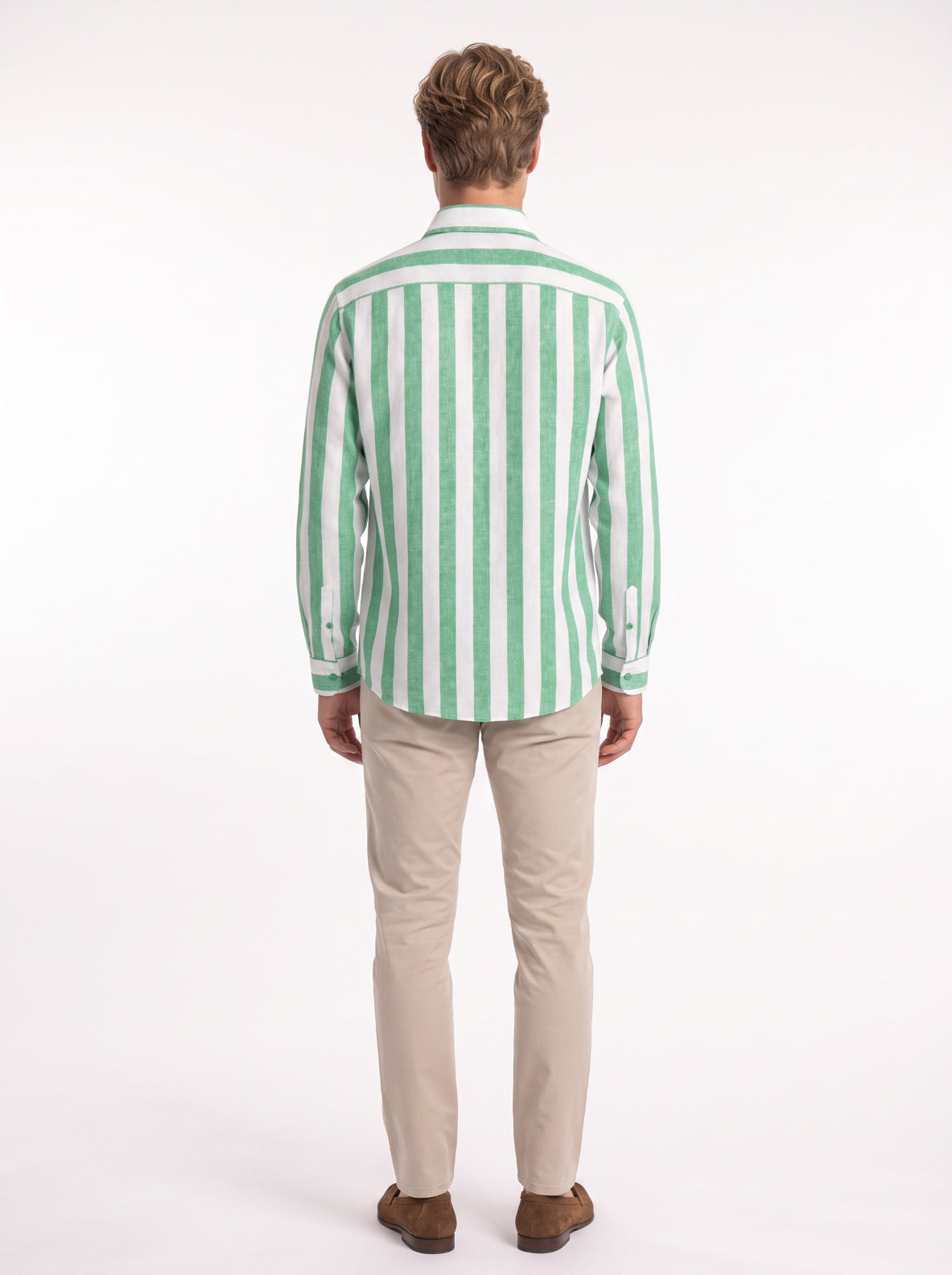 Soprano Bold Striped Long Sleeve Shirt