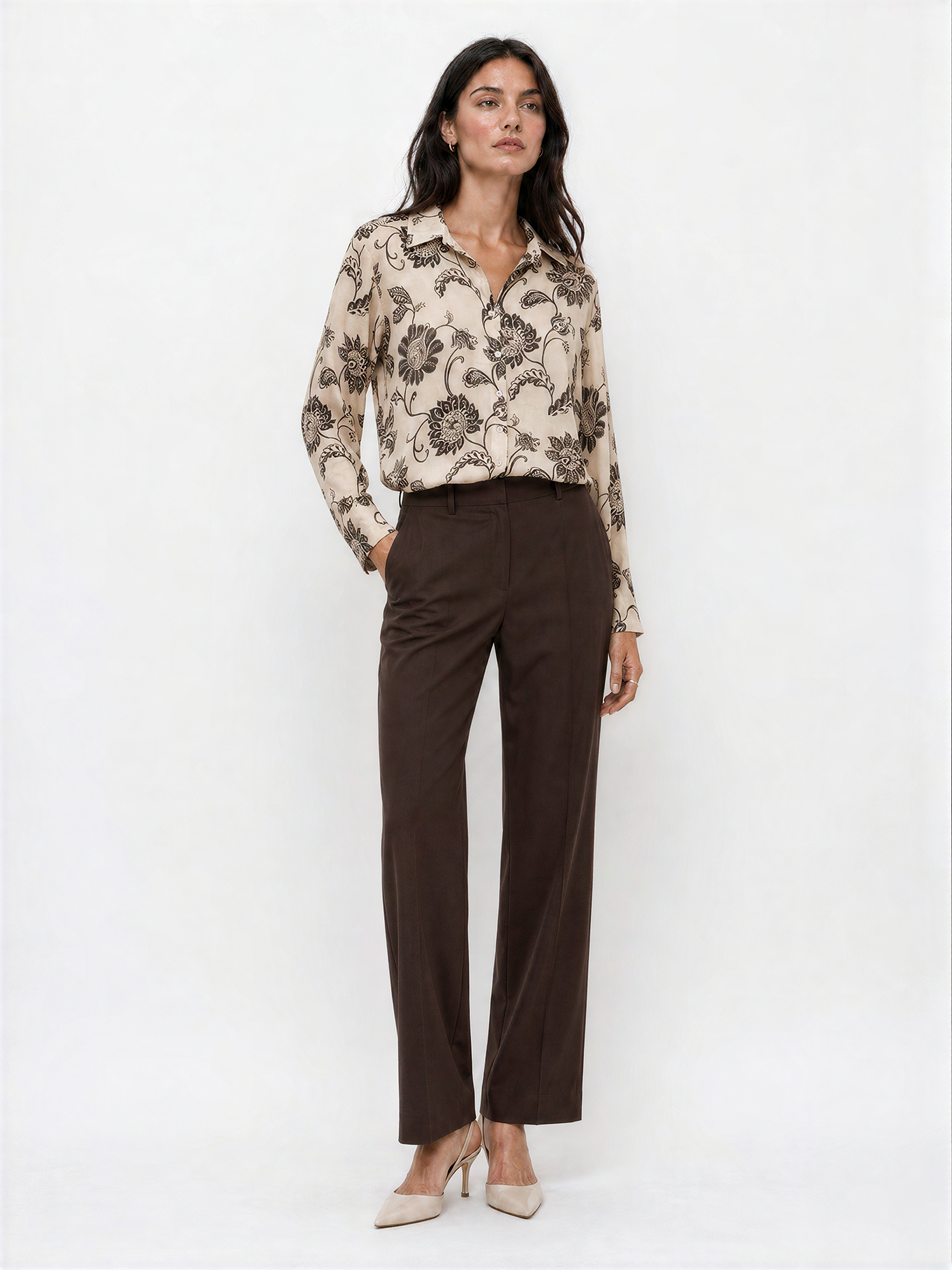 Serena Ornate Print Women Shirt