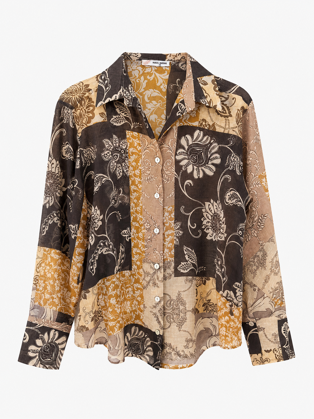 Valeria Paisley Patchwork Women Shirt