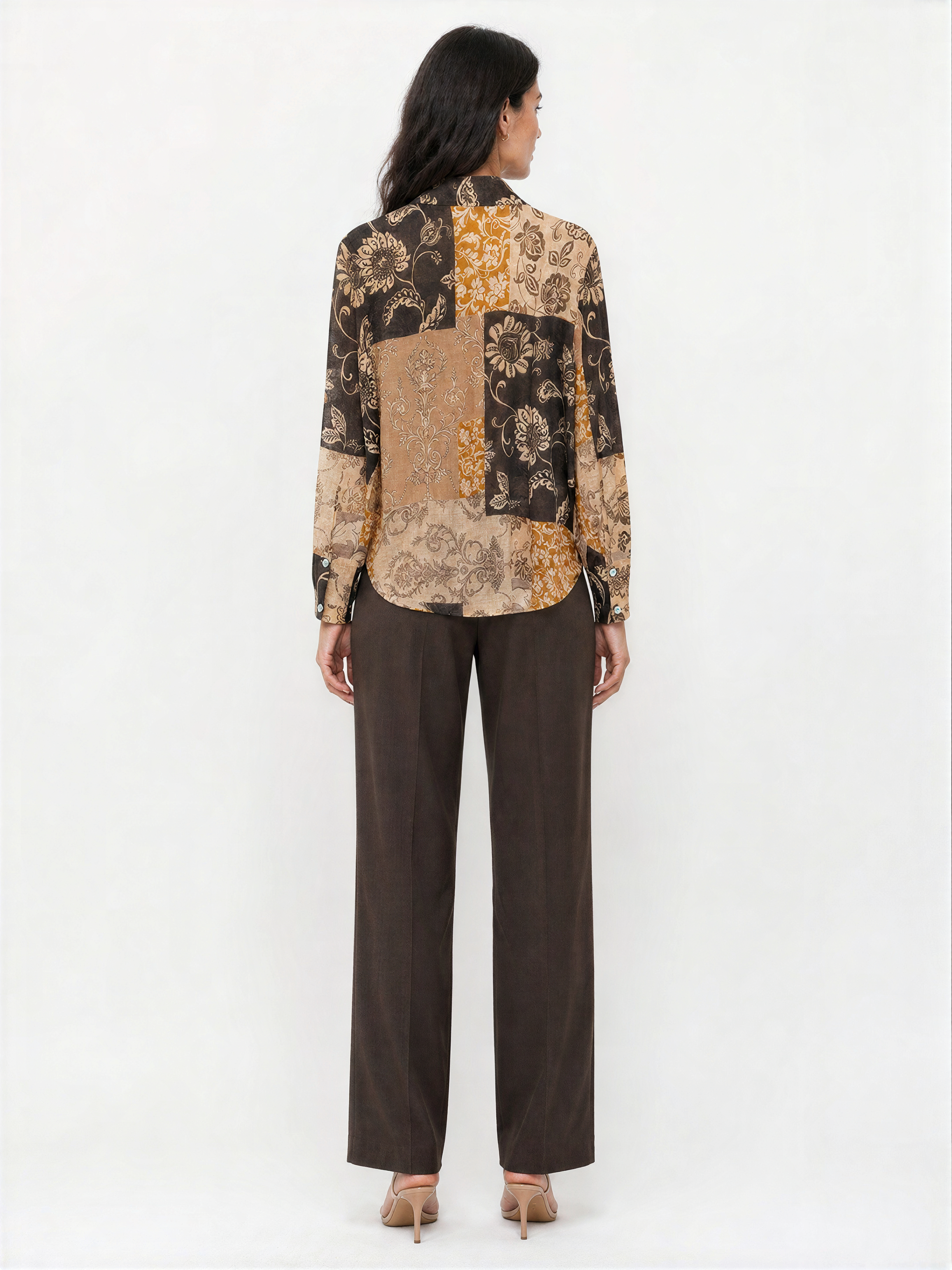 Valeria Paisley Patchwork Women Shirt