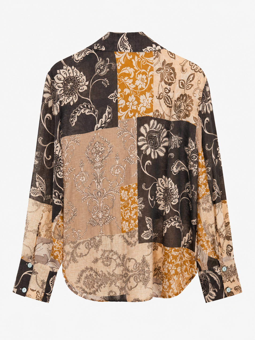 Valeria Paisley Patchwork Women Shirt