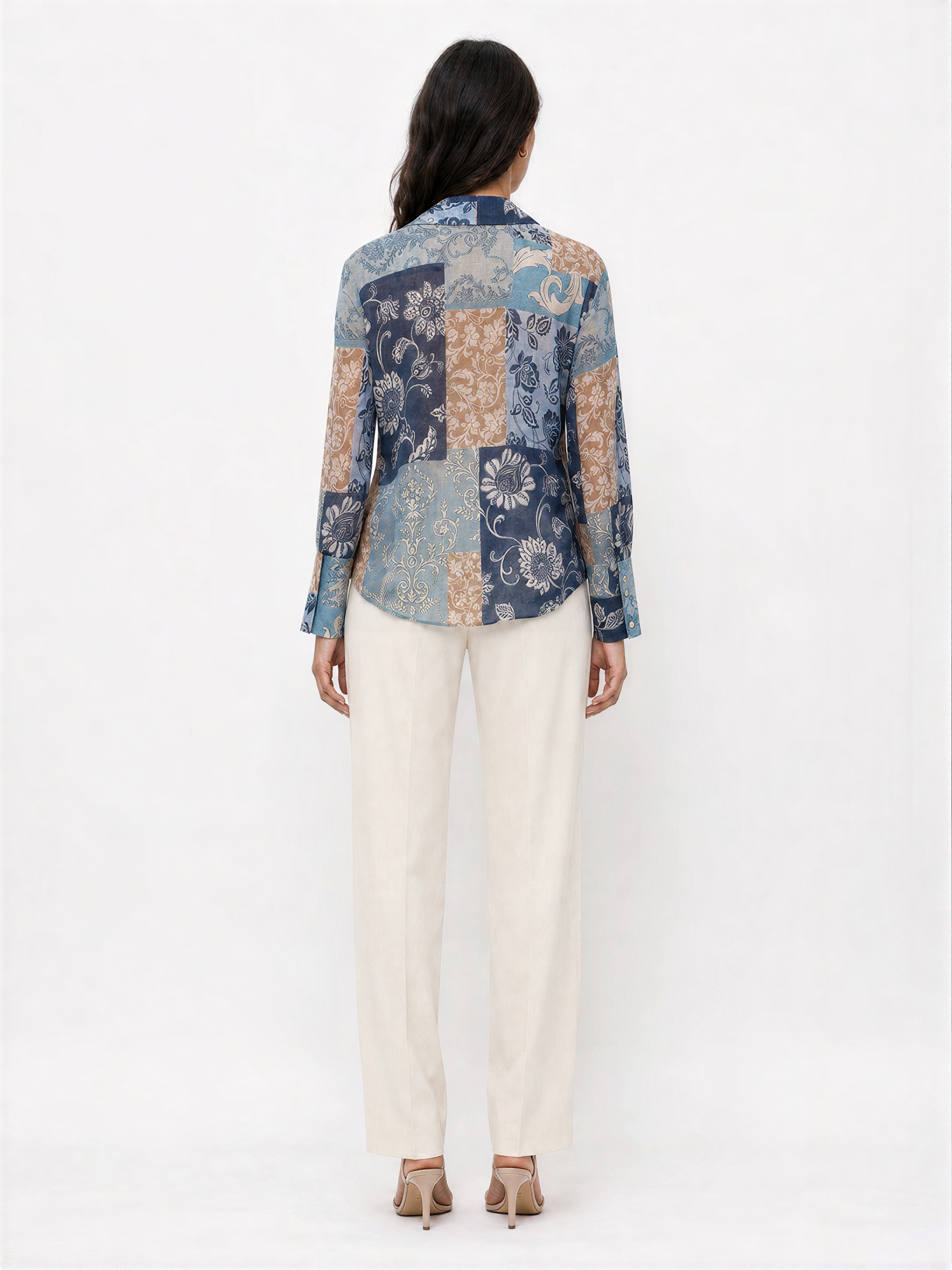 Valeria Paisley Patchwork Women Shirt