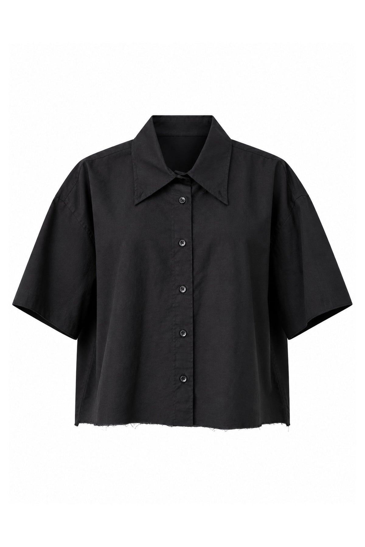 Alba Cropped Short Sleeve Women Shirt