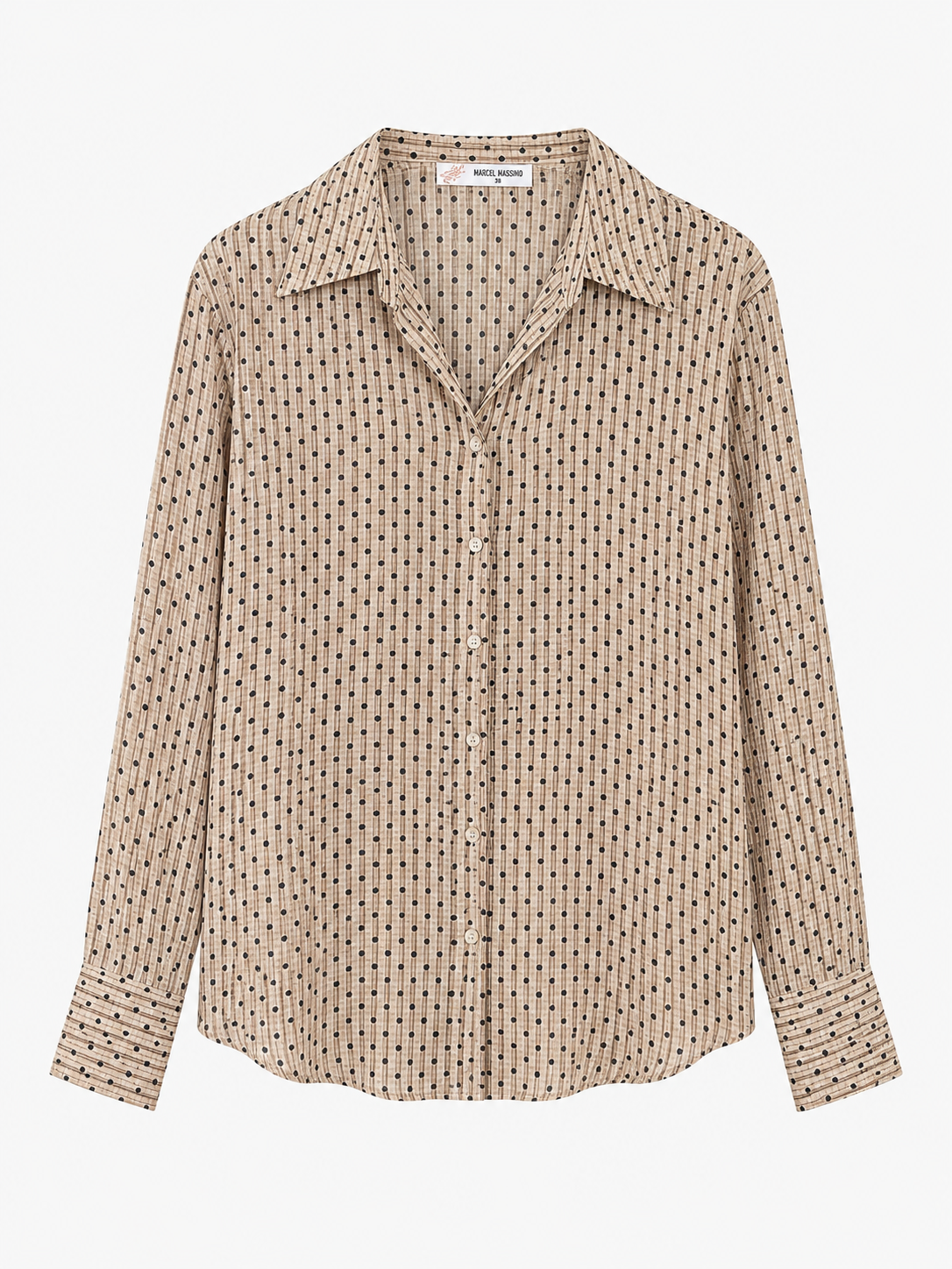 Livia Micro Print Women Shirt