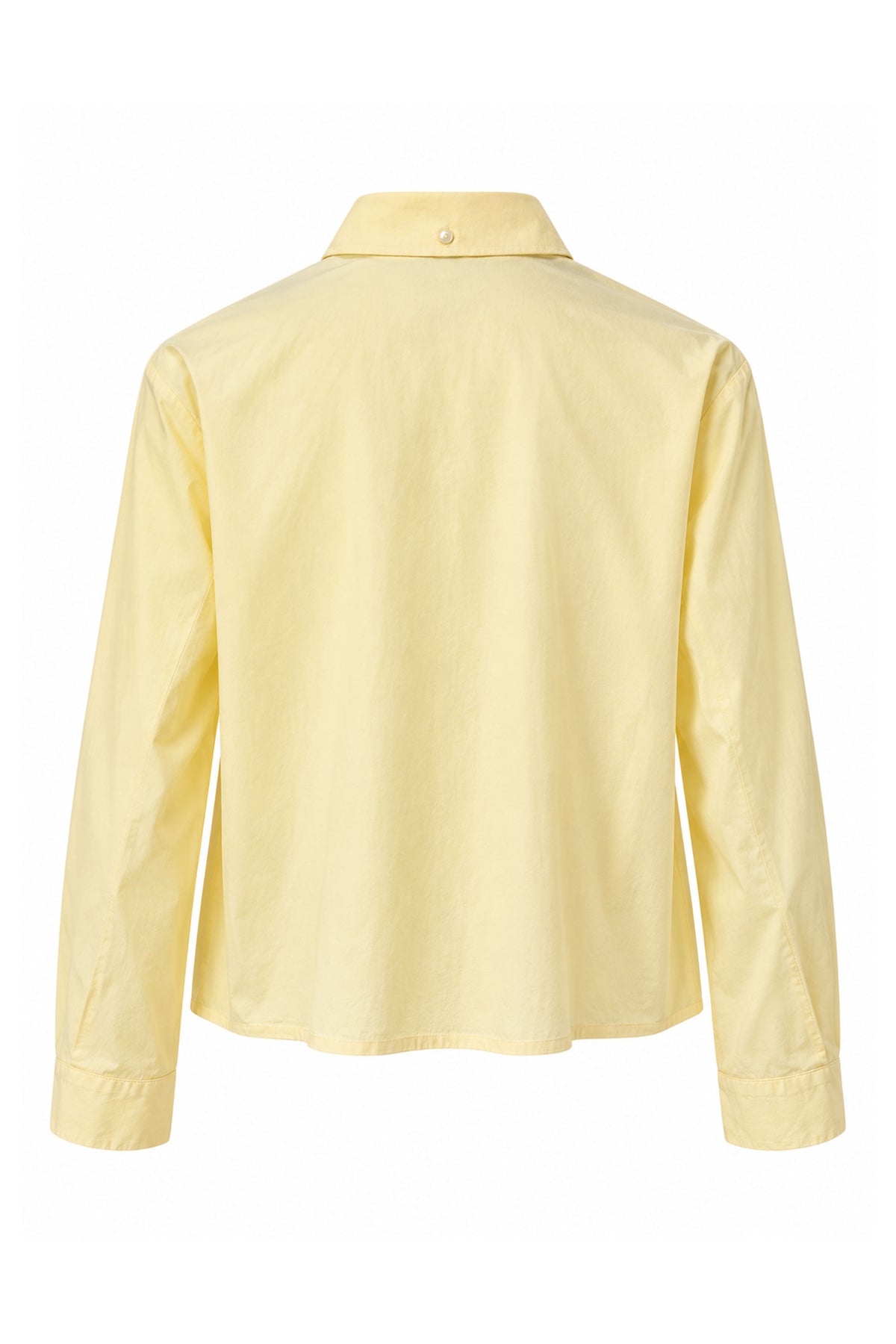 Lucia Cropped Long Sleeve Women Shirt With Pocket