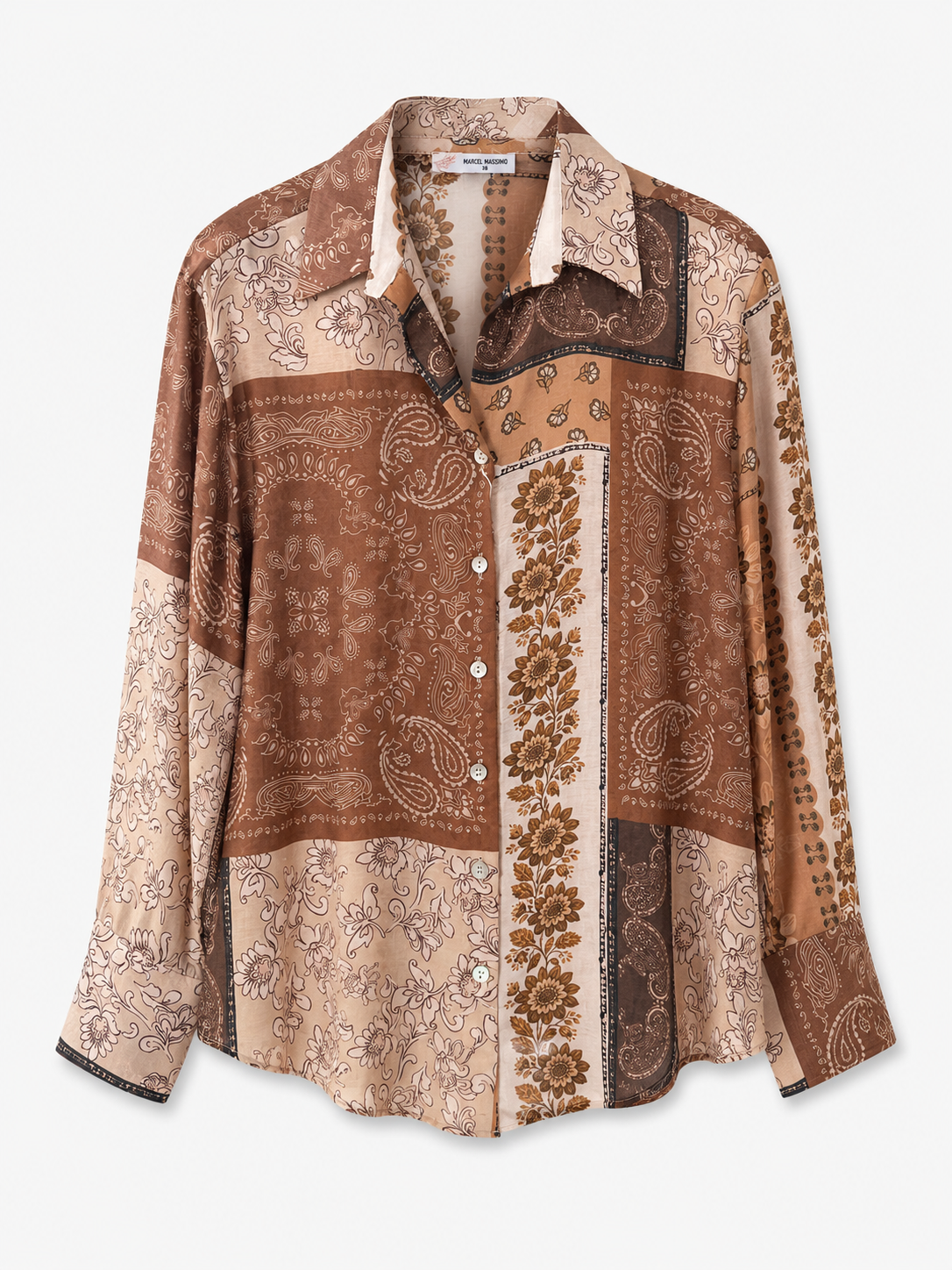 Vittoria Patchwork Paisley Women Shirt