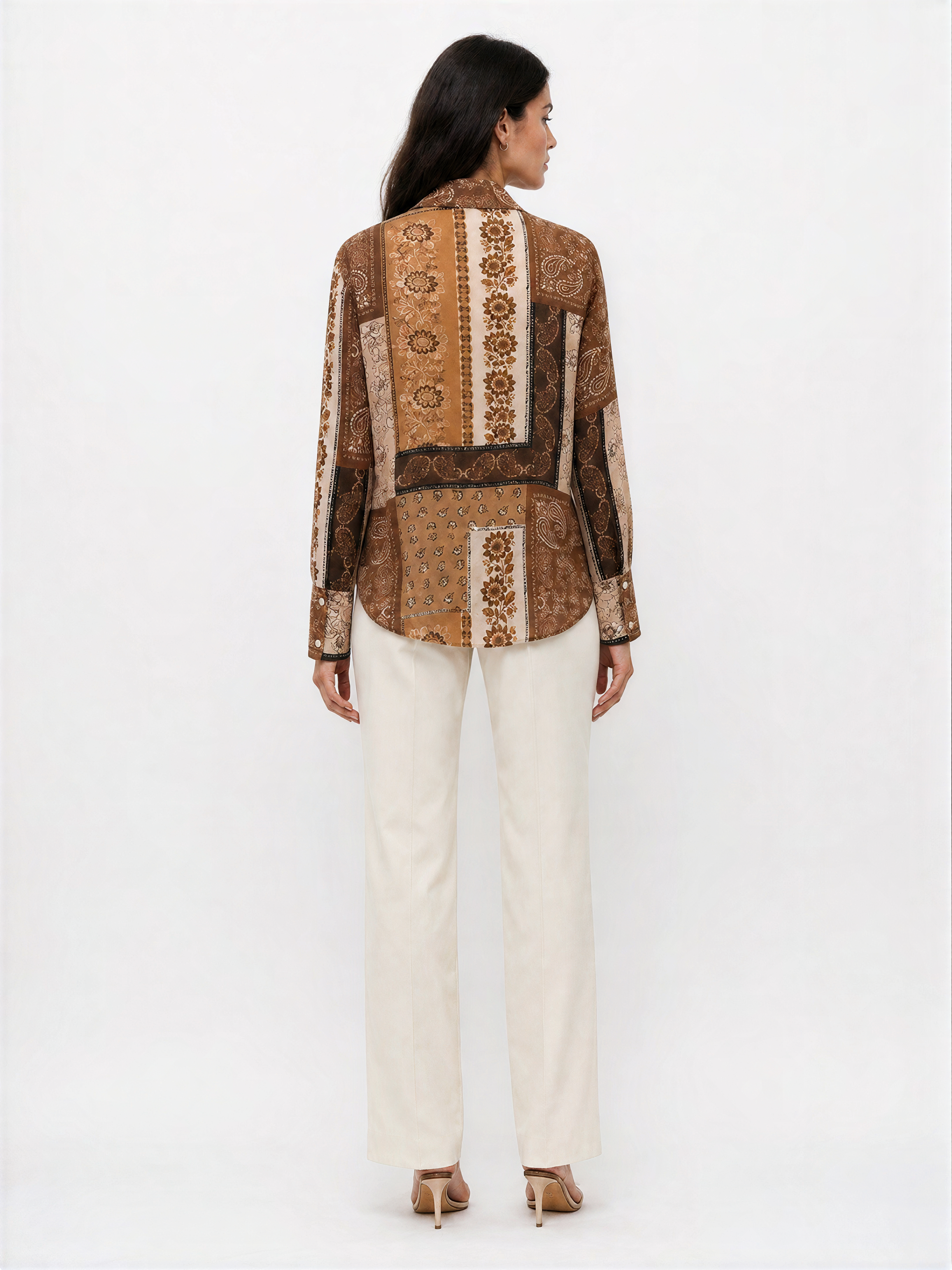 Vittoria Patchwork Paisley Women Shirt