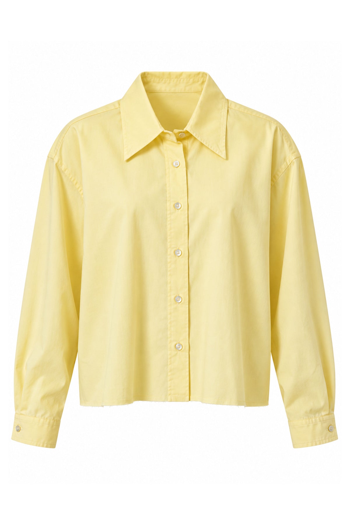Sofia Cropped Long Sleeve Women Shirt