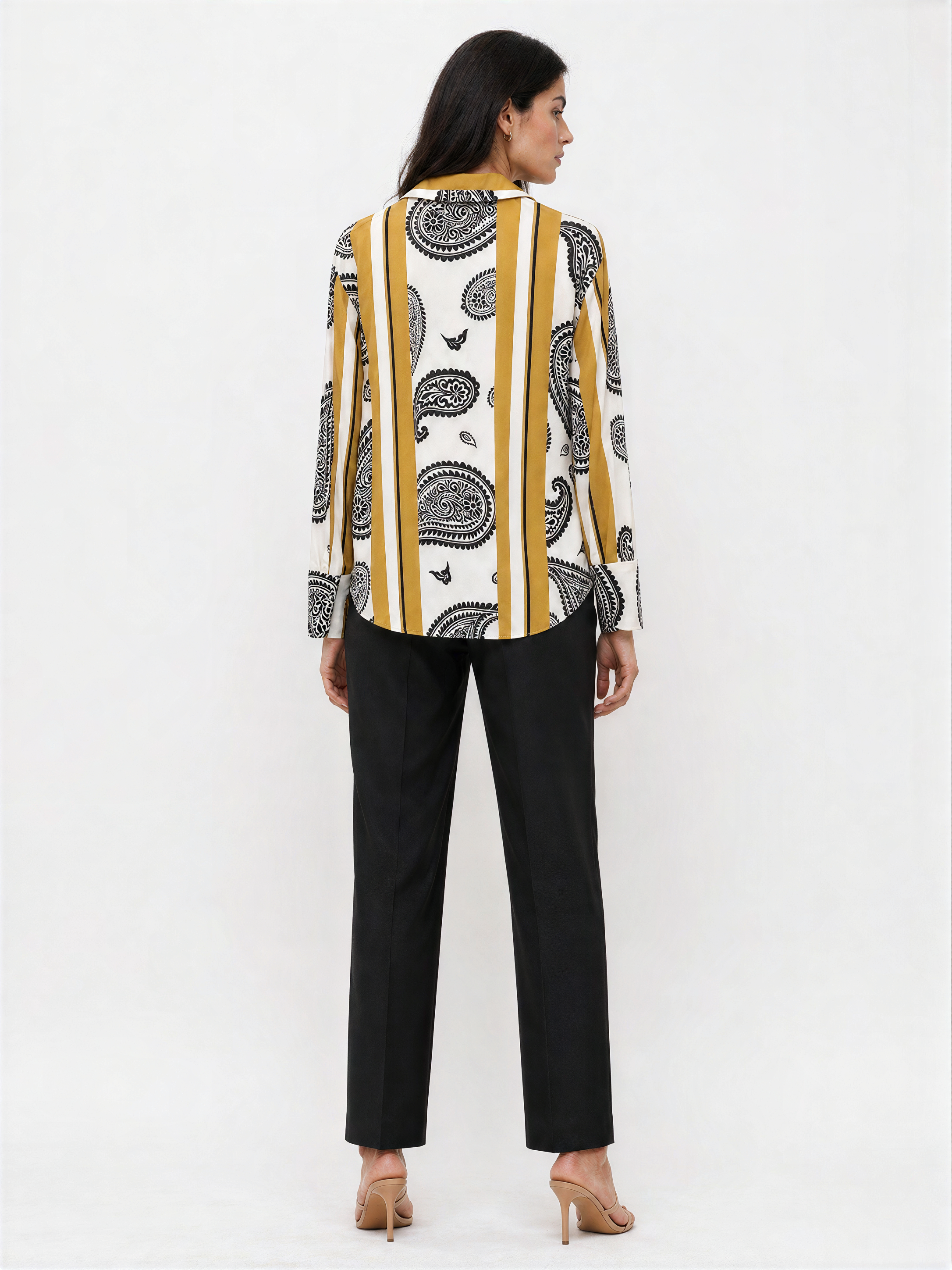 Aurora Paisley Print Women Shirt