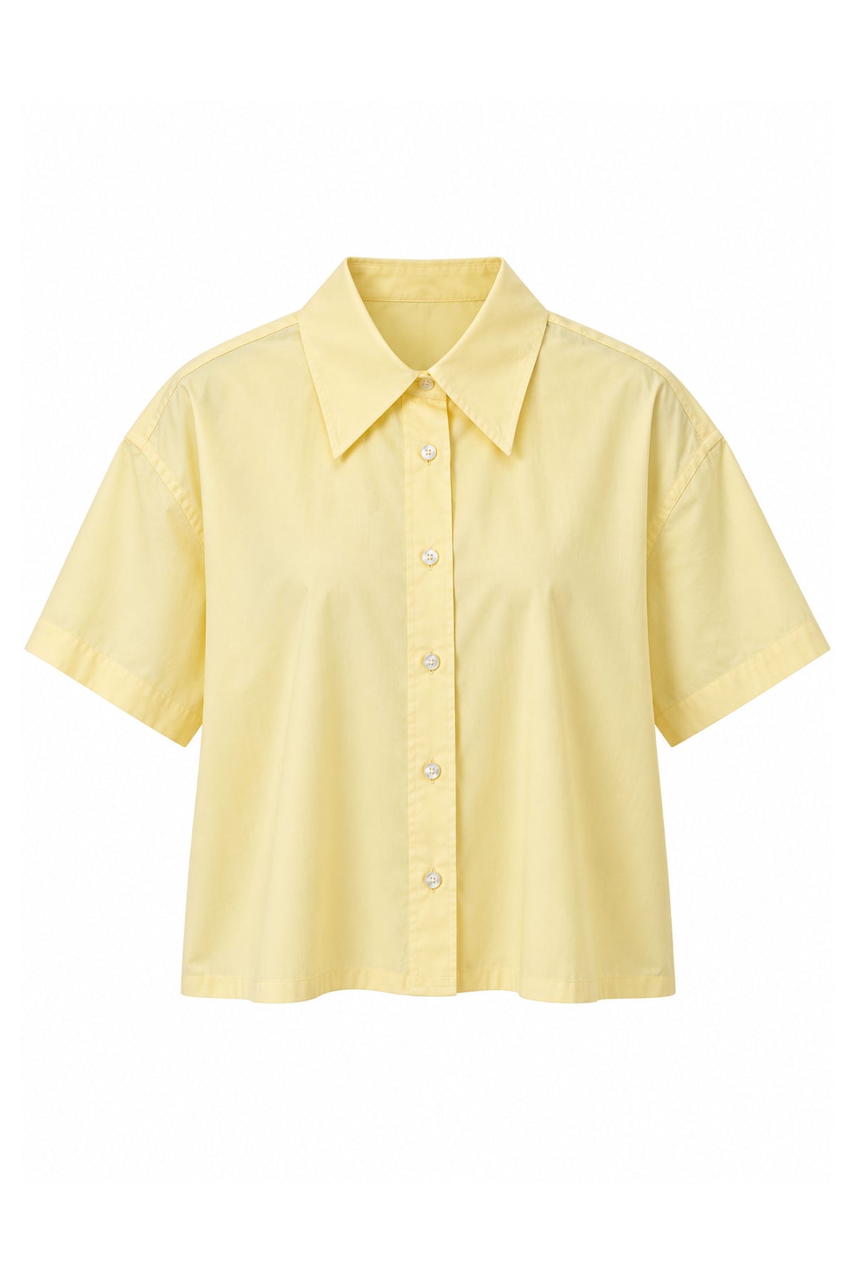 Alba Cropped Short Sleeve Women Shirt