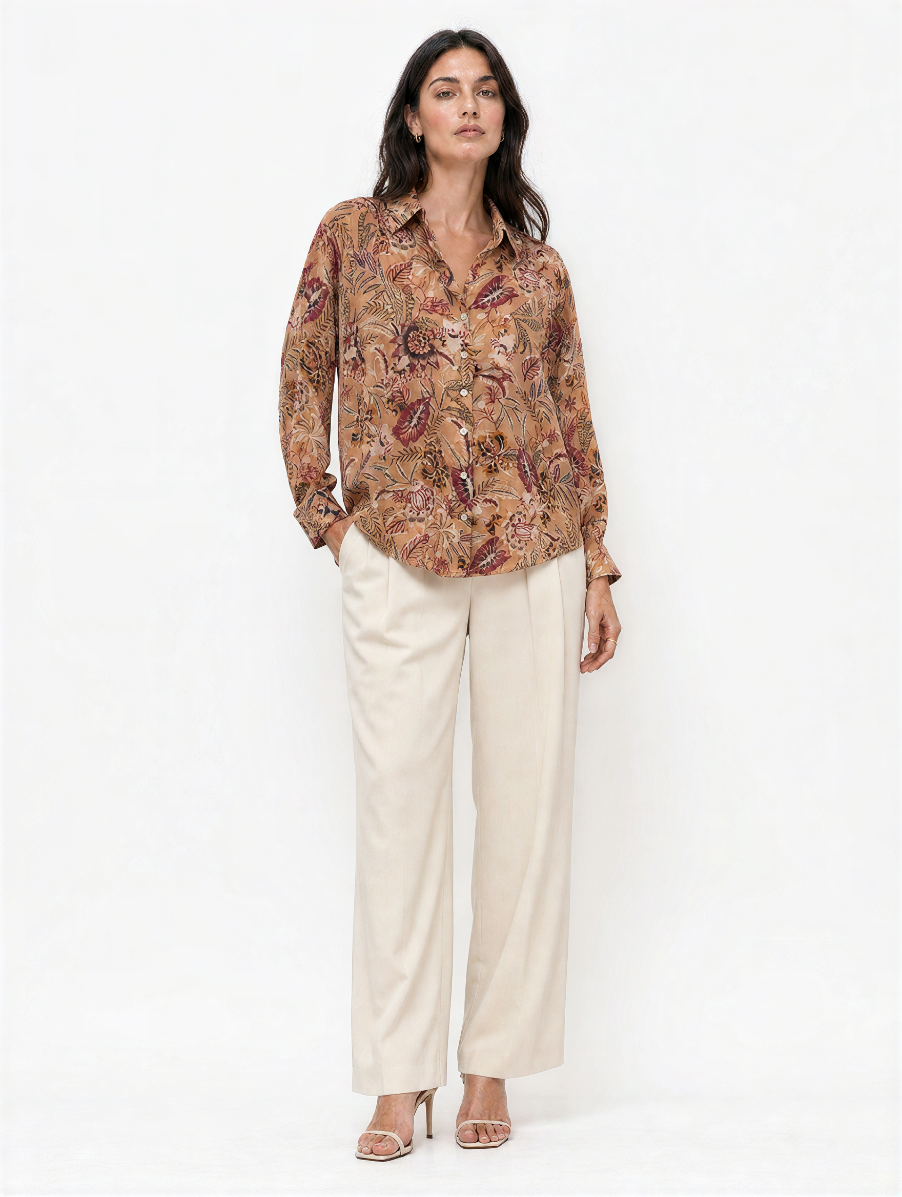 Bianca Paisley Print Women Shirt