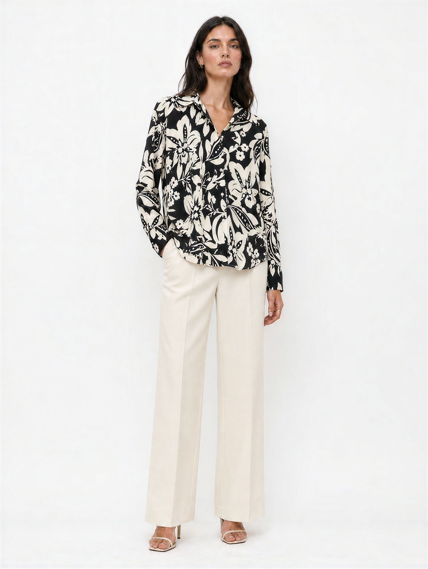 Carla Floral Print Women Shirt