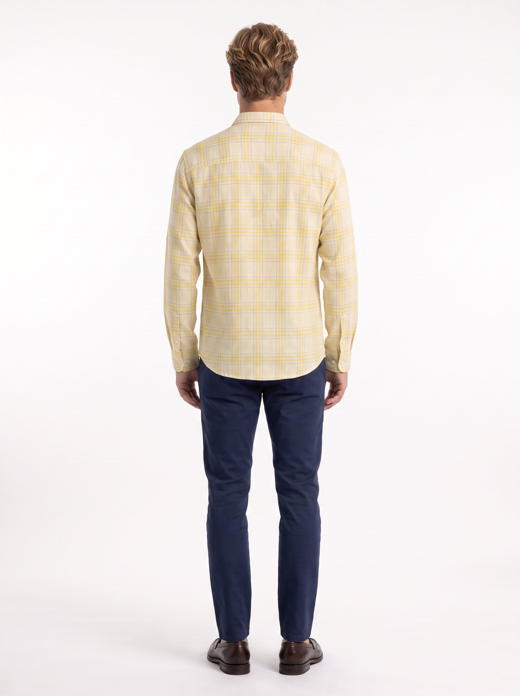Giovanni Plaid Button-Up Shirt