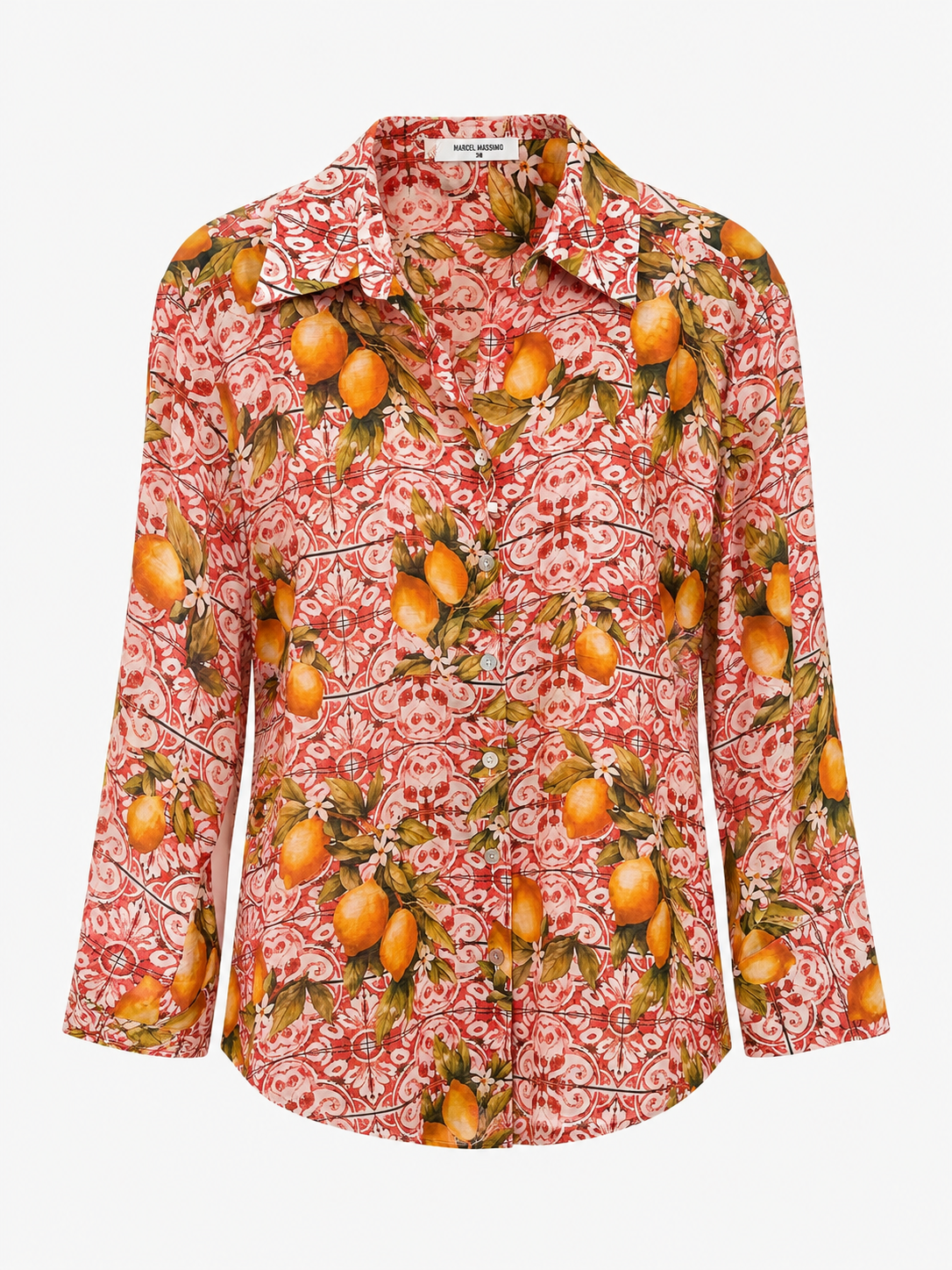 Elena Floral Print Button-Up Women Shirt