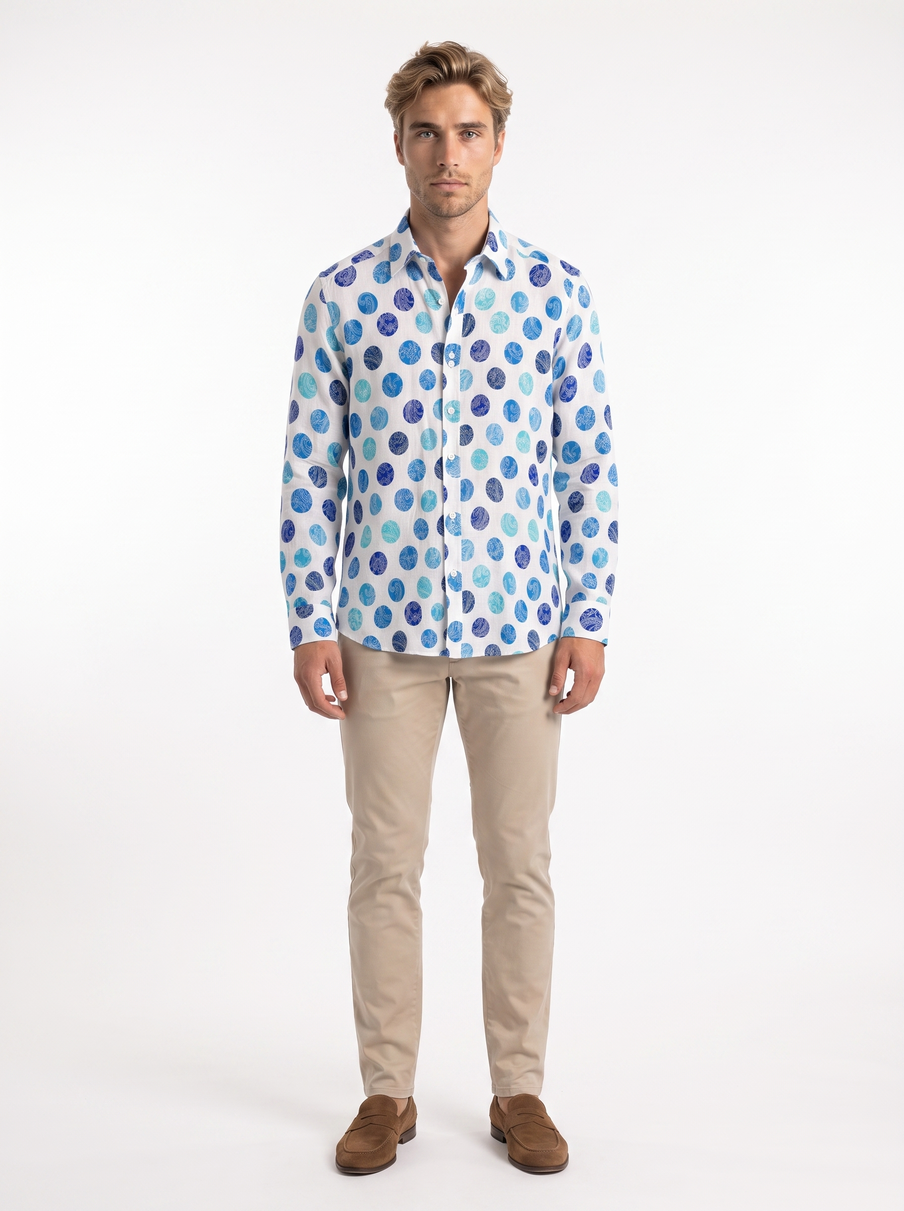 Federico Polka Dot Print Shirt