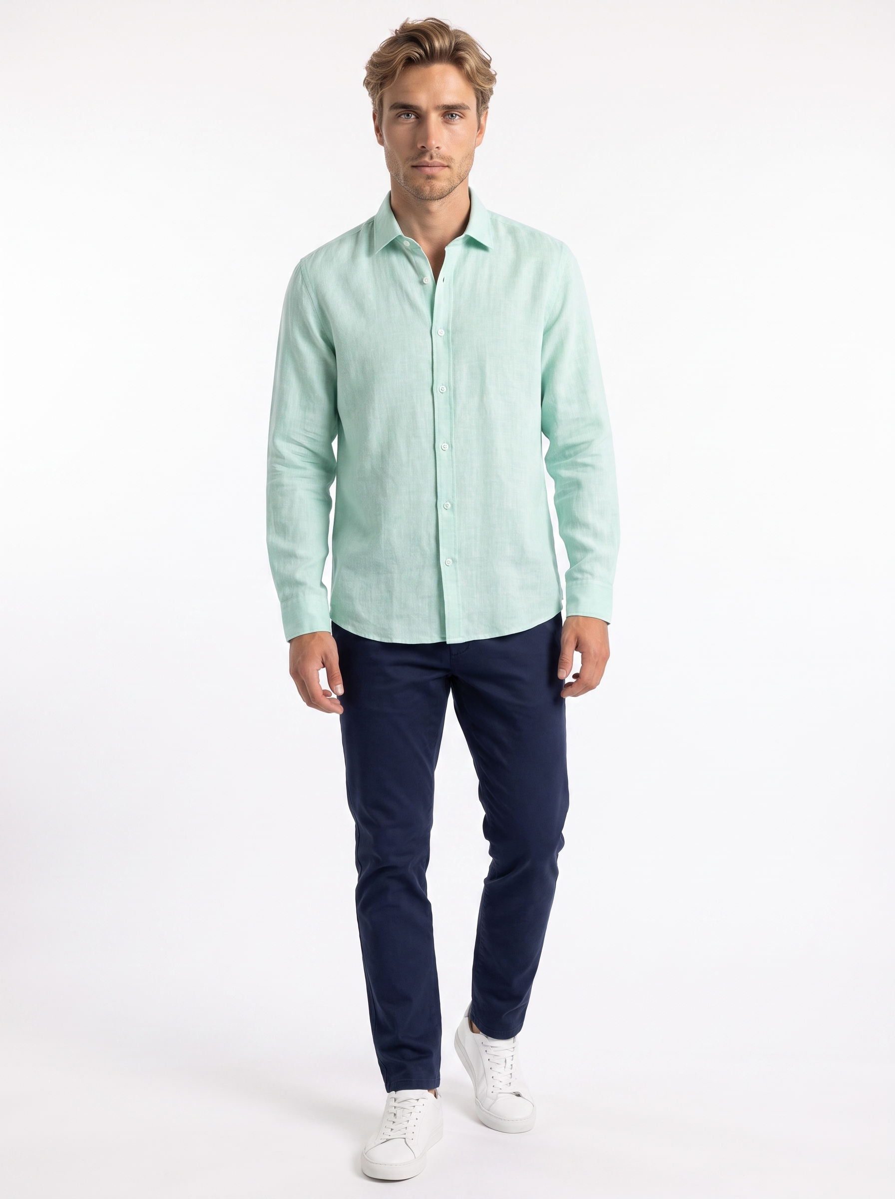 Andrea Classic Button-Up Shirt