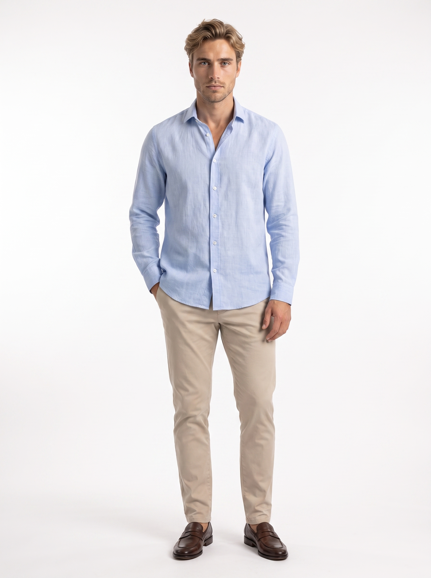 Andrea Classic Button-Up Shirt
