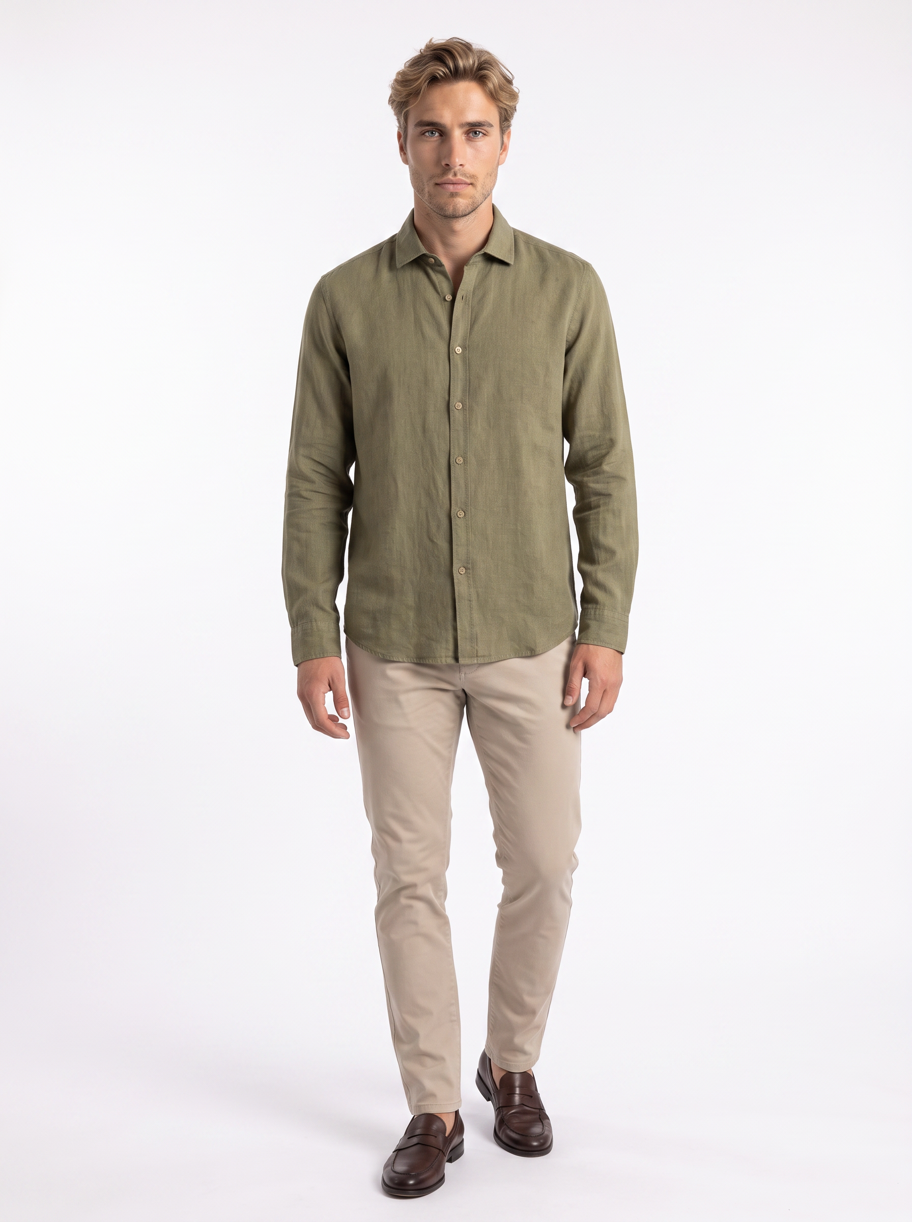 Andrea Classic Button-Up Shirt