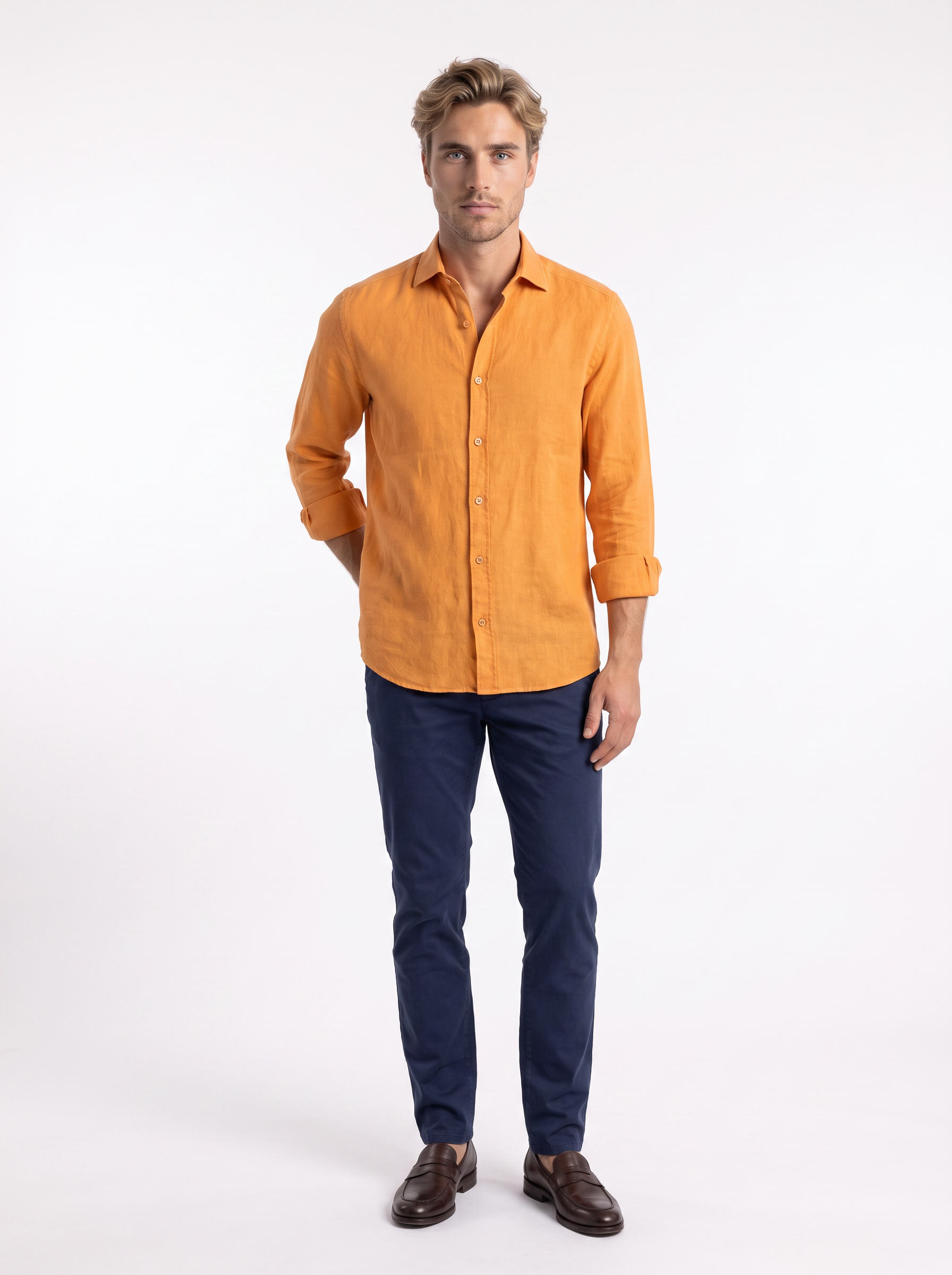 Andrea Classic Button-Up Shirt