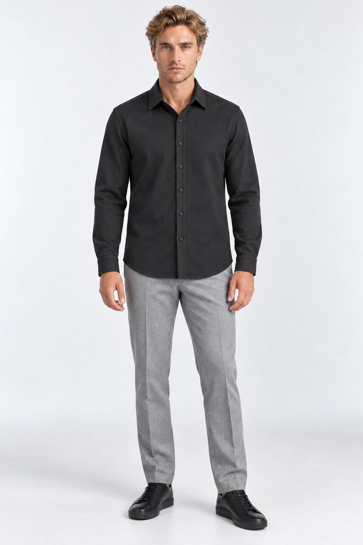 Pique Modern Executive Melange Shirt