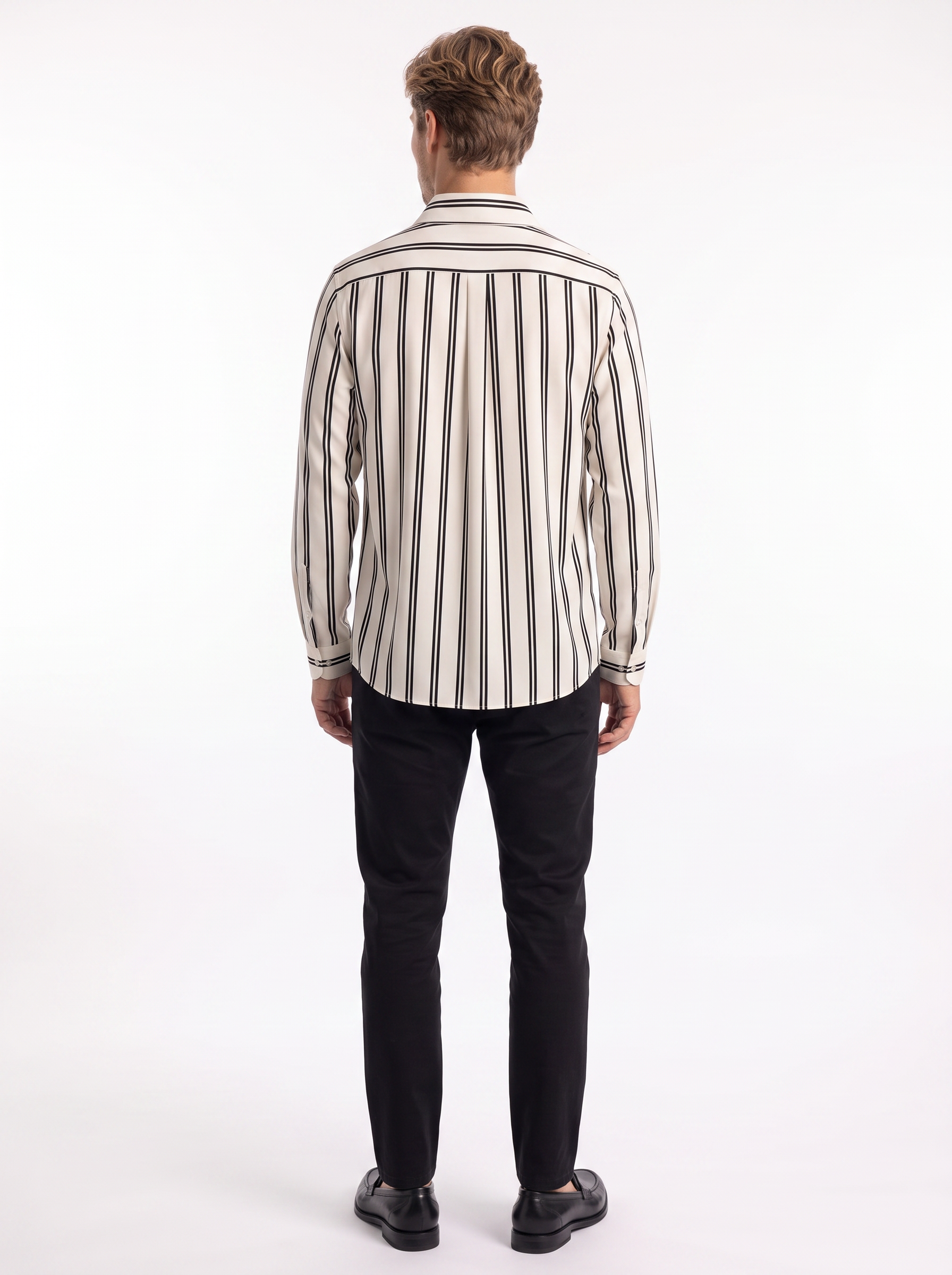 Stefano Striped Button-Up Shirt