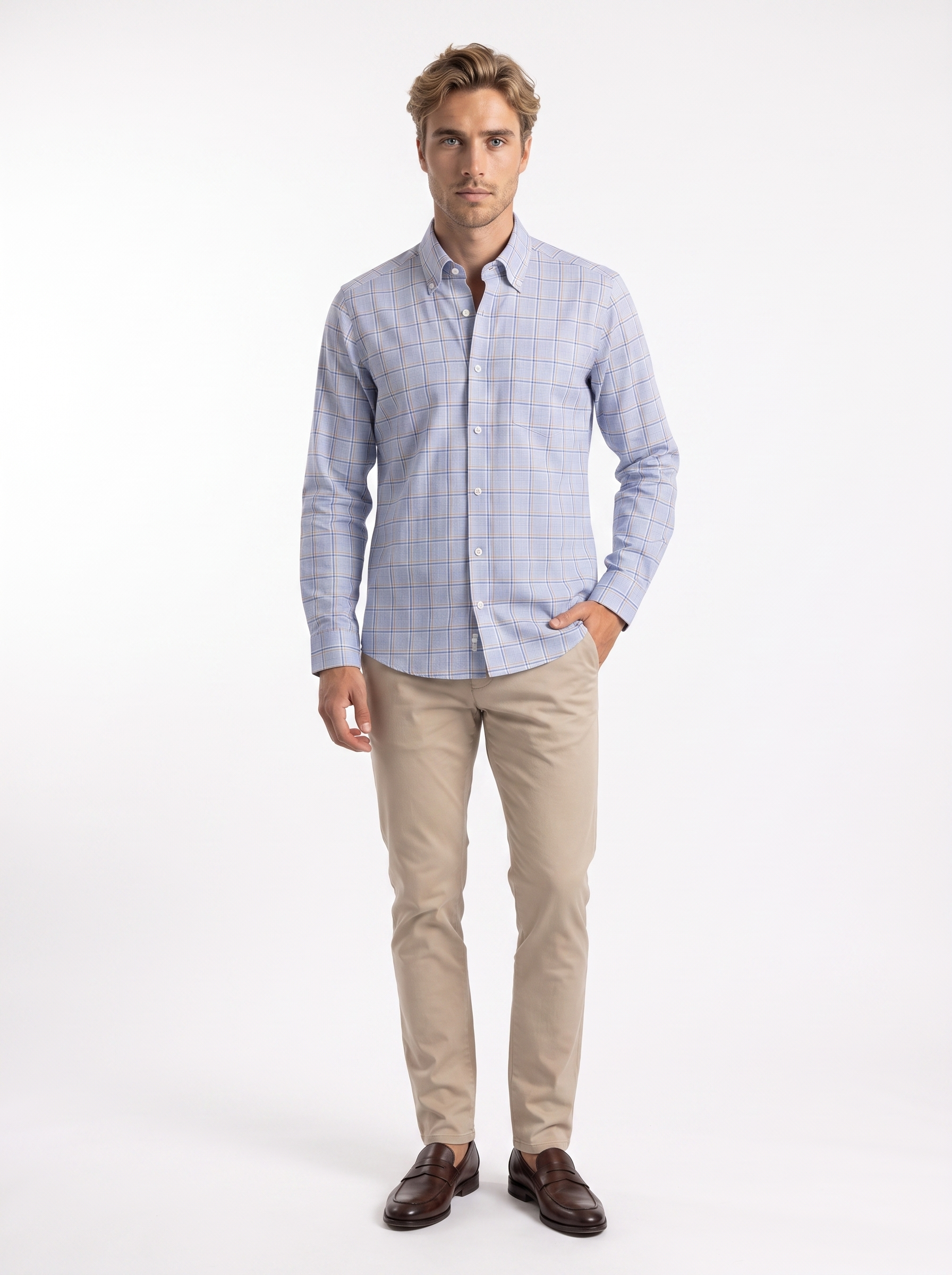Vittorio Check Button-Up Shirt