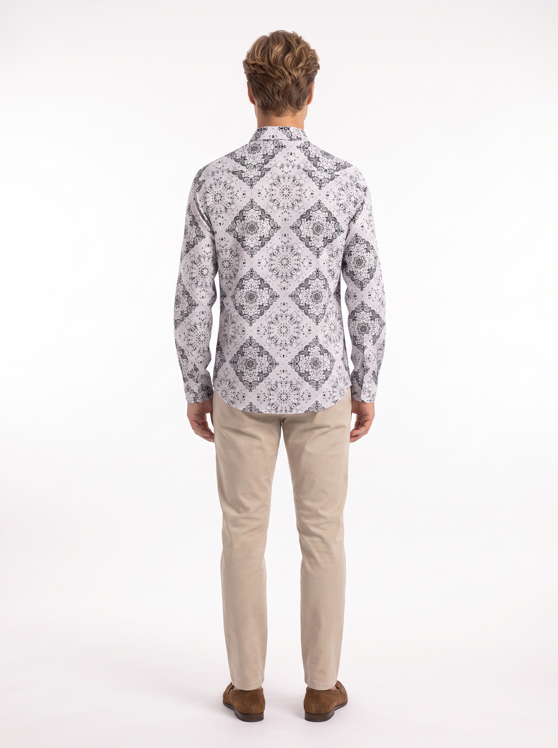 Gabriele Geometric Print Shirt