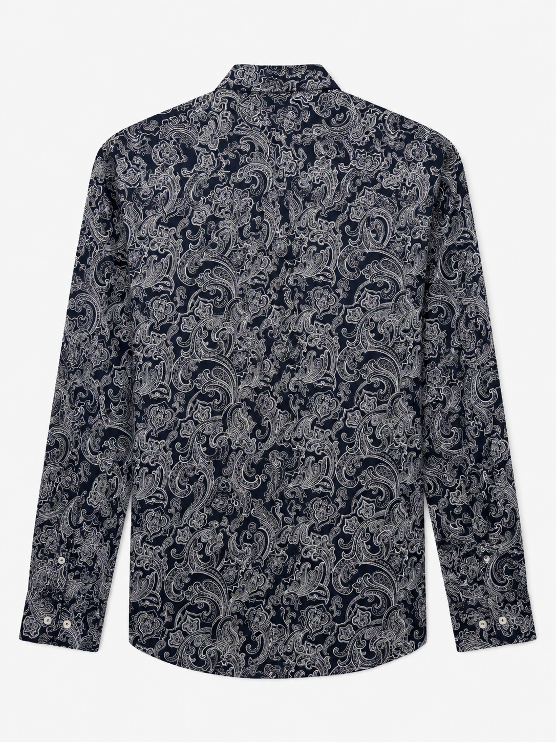 Nicolò Ornate Print Button-Up Shirt