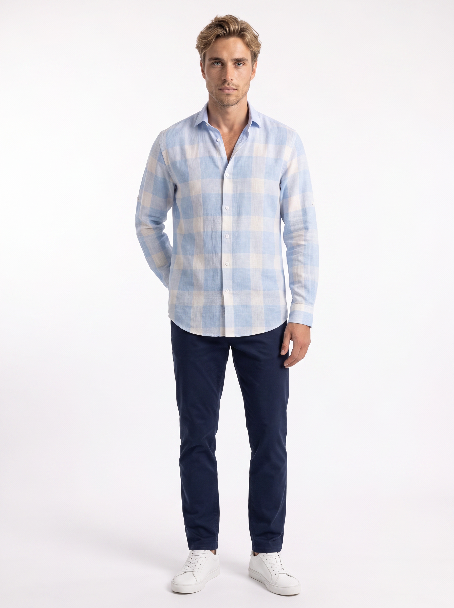 Paolo Plaid Button-Up Shirt