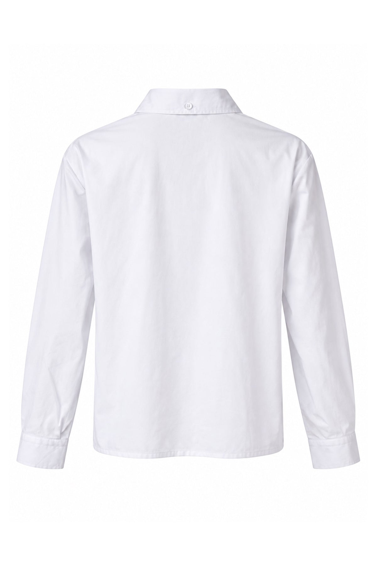 Lucia Cropped Long Sleeve Women Shirt With Pocket