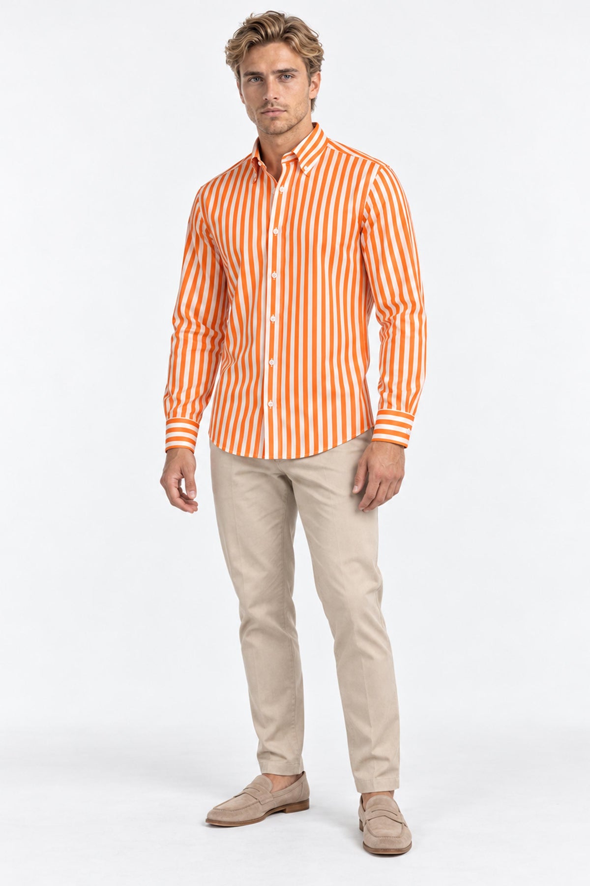 Javier Striped Cotton Shirt