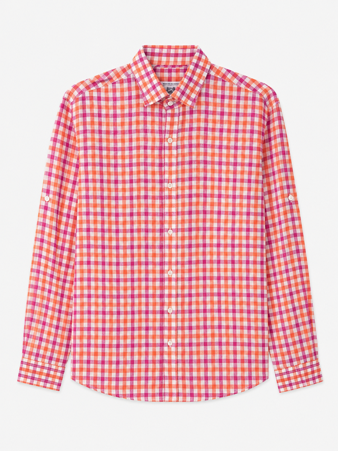 Tommaso Gingham Button-Up Shirt