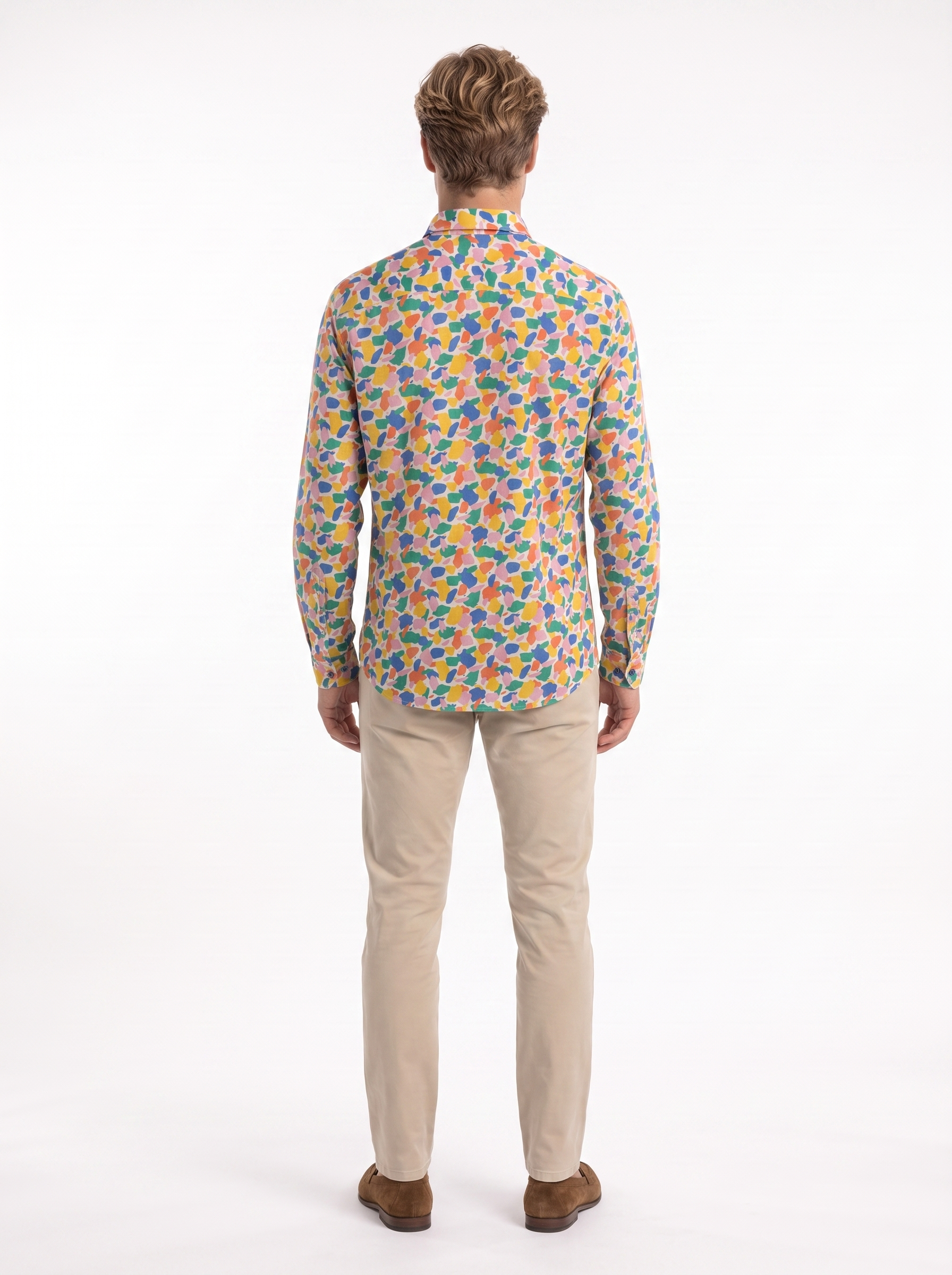 Umberto Abstract Print Shirt