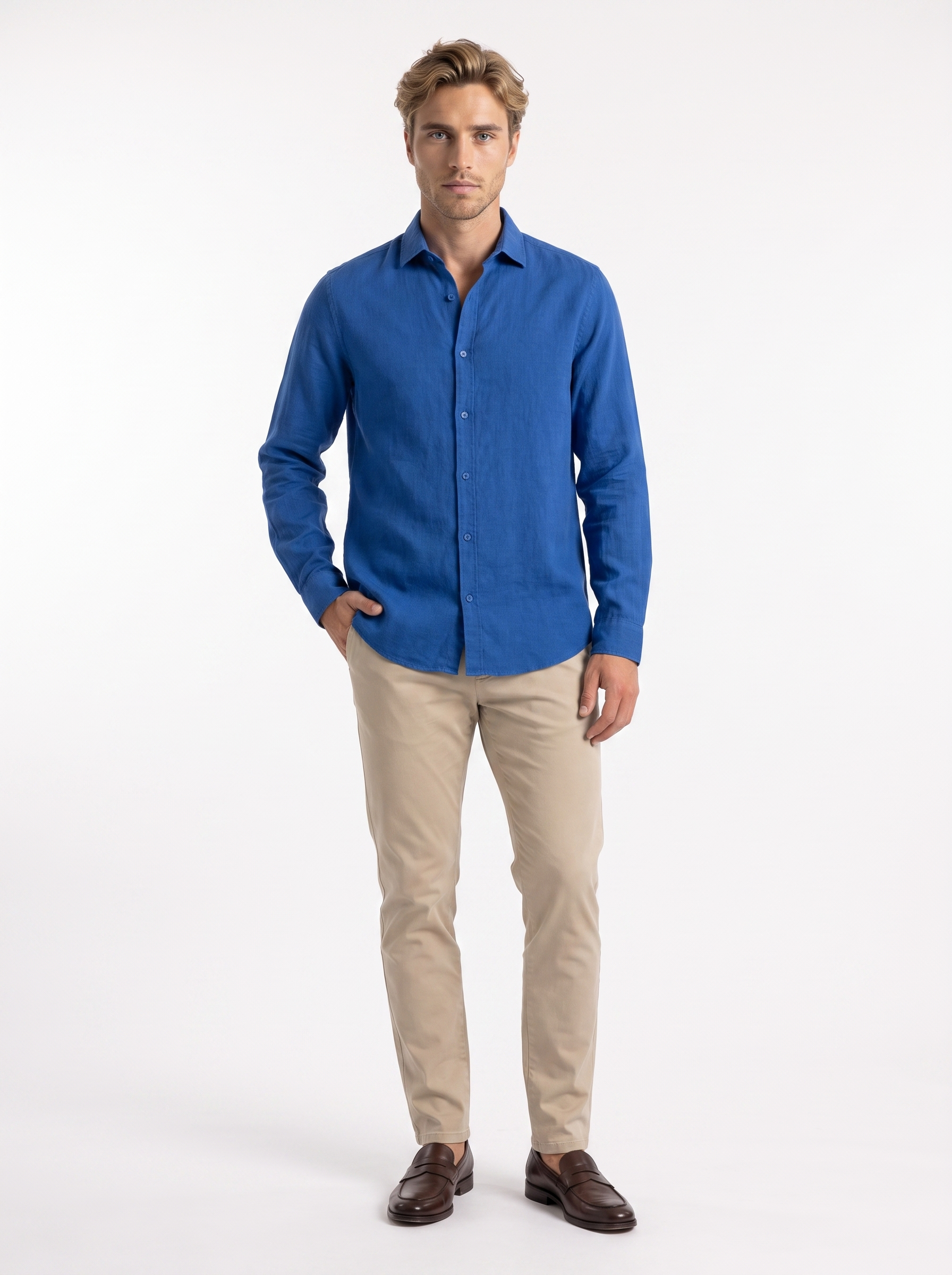Andrea Classic Button-Up Shirt