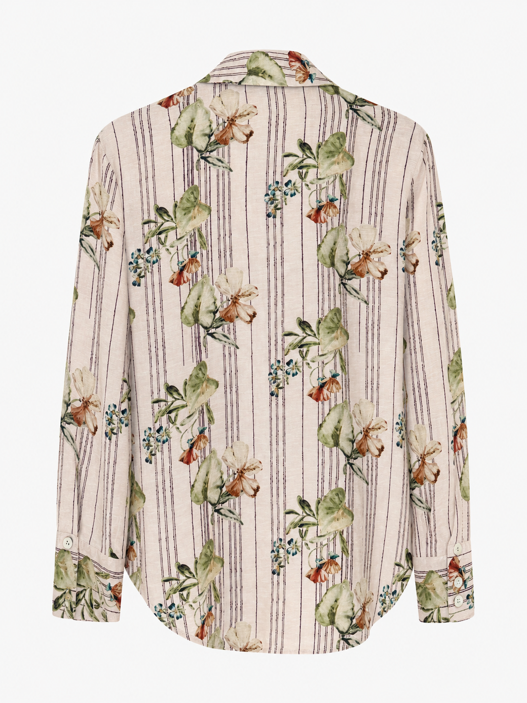 Beatrice Floral Print Button-Up Women Shirt