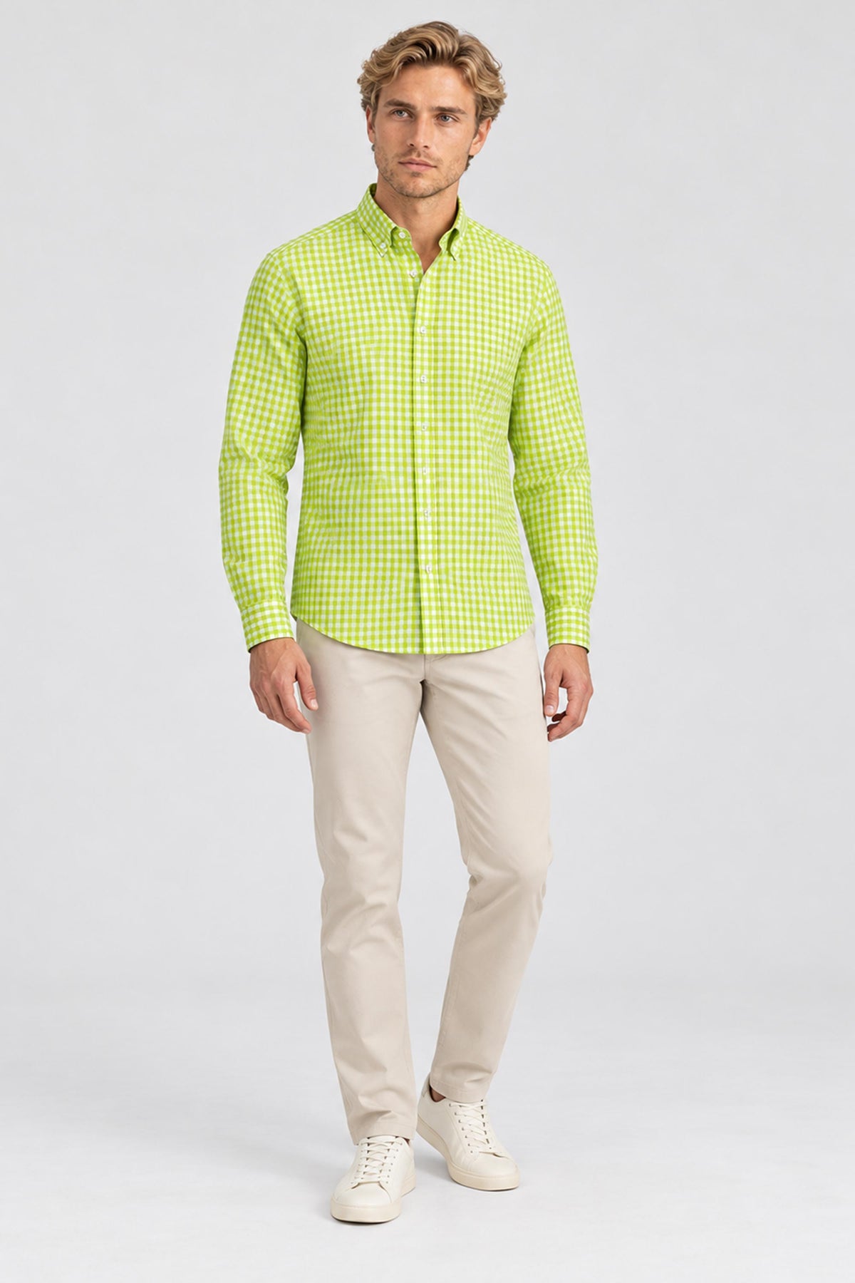 Bastien Gingham Cotton Shirt