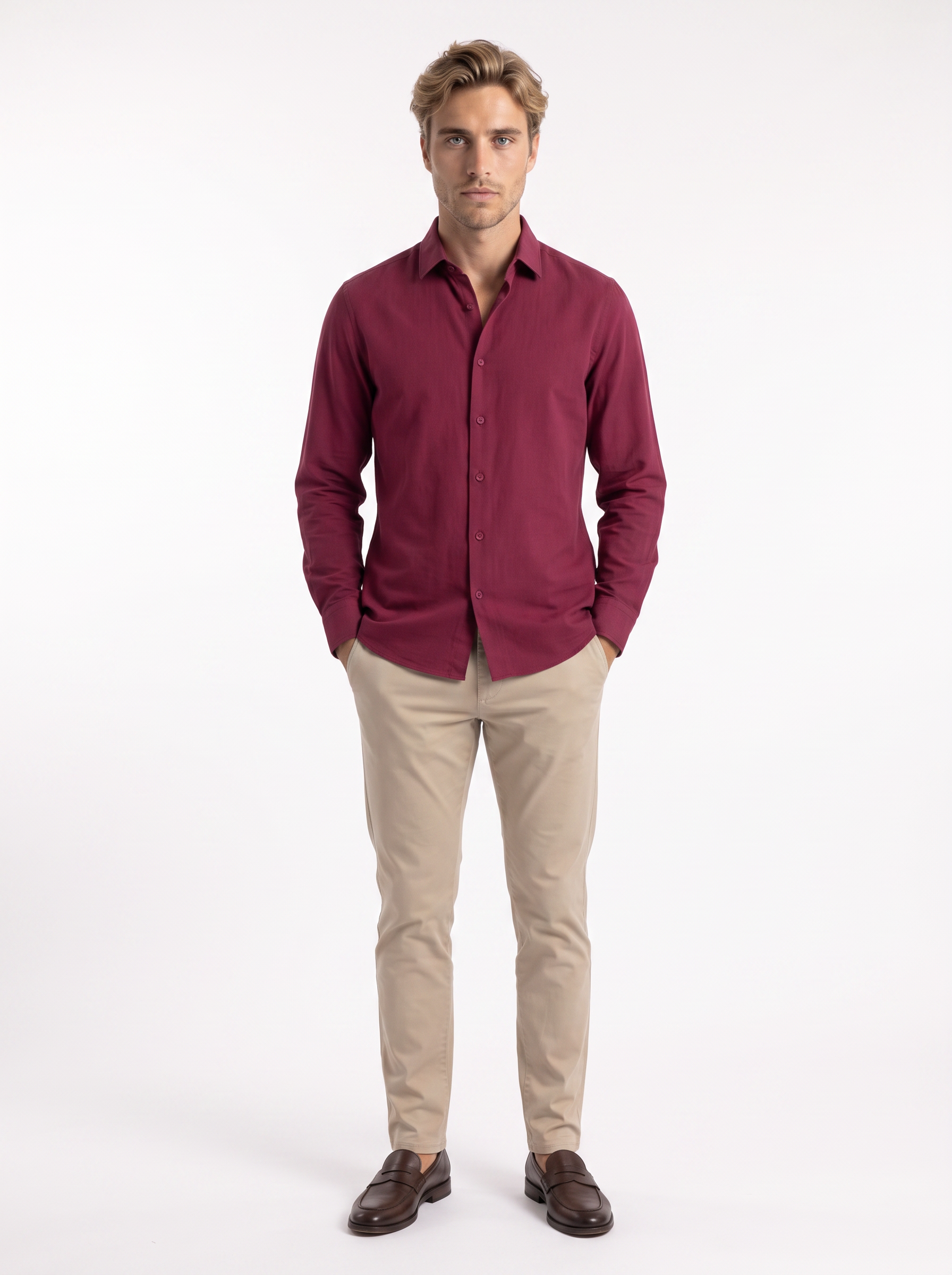 Benedetto Tailored Button-Up Shirt