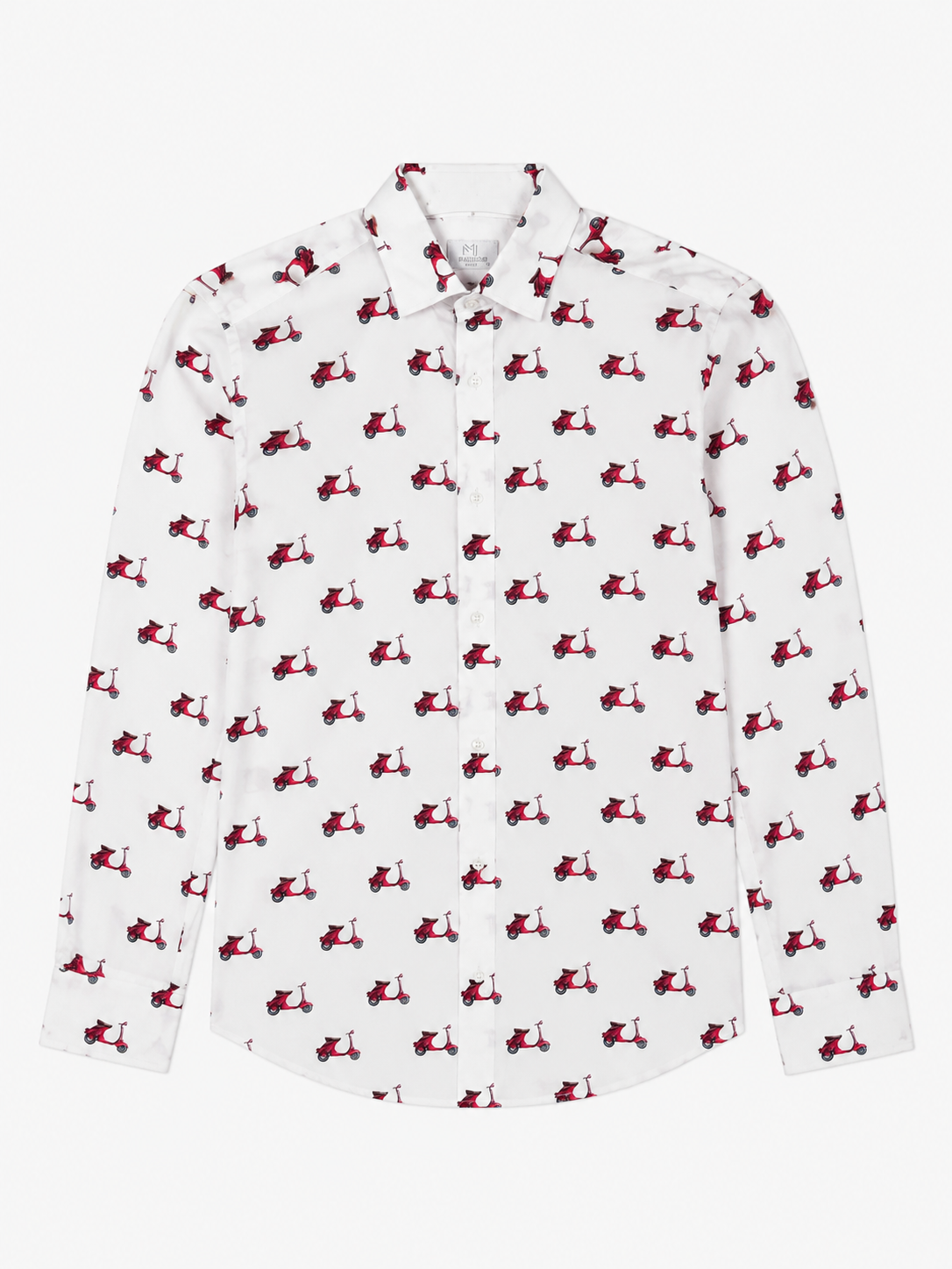 Pietro Mini Print Button-Up Shirt