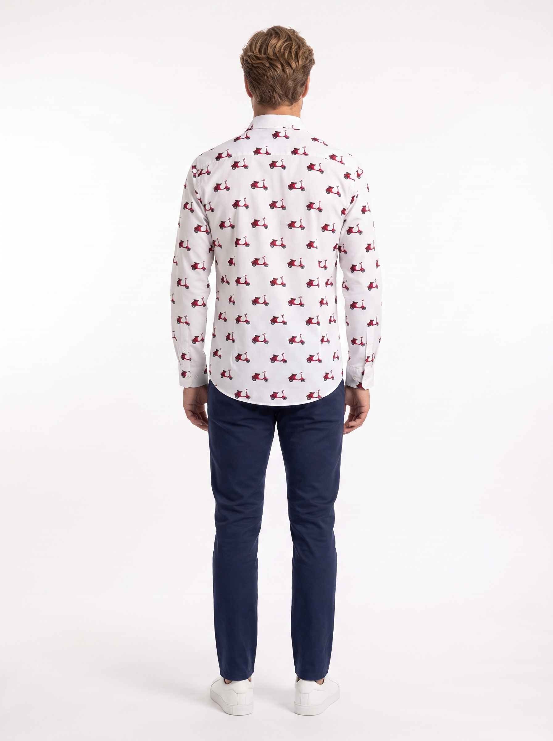 Pietro Mini Print Button-Up Shirt