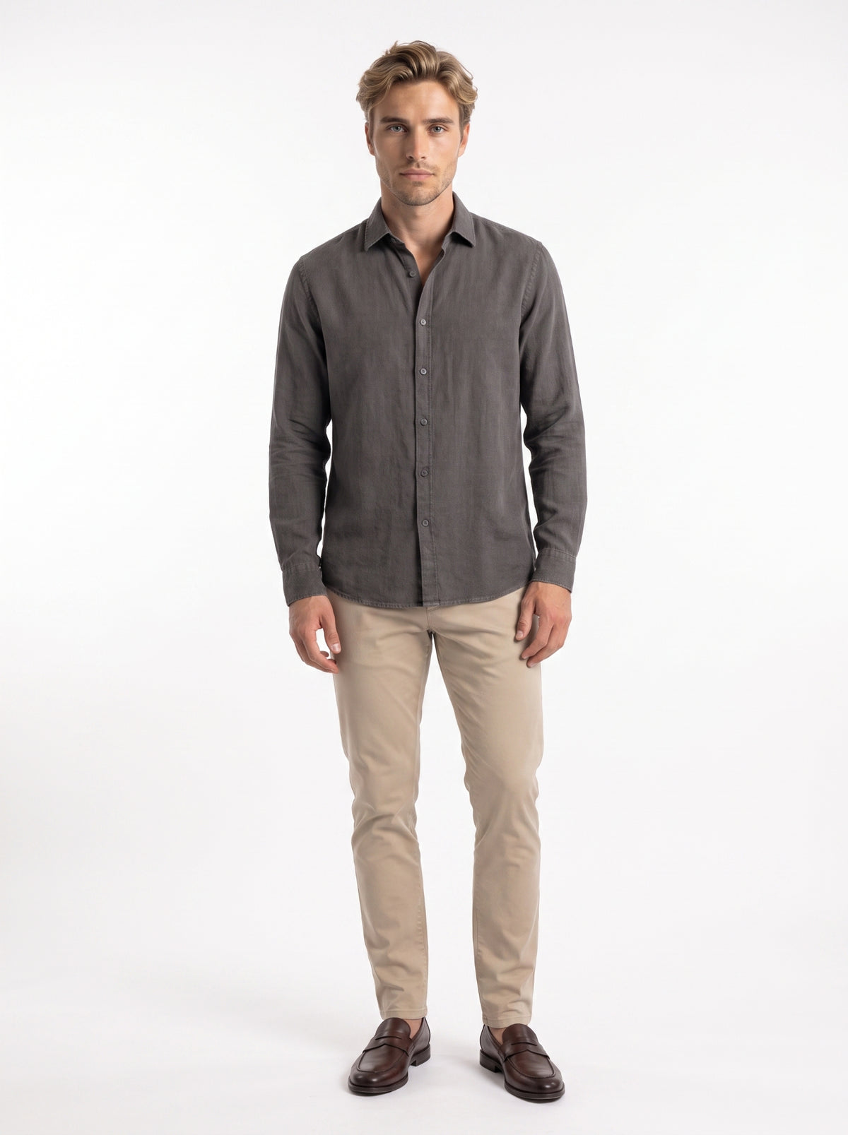 Dante Button-Up Long Sleeve Shirt