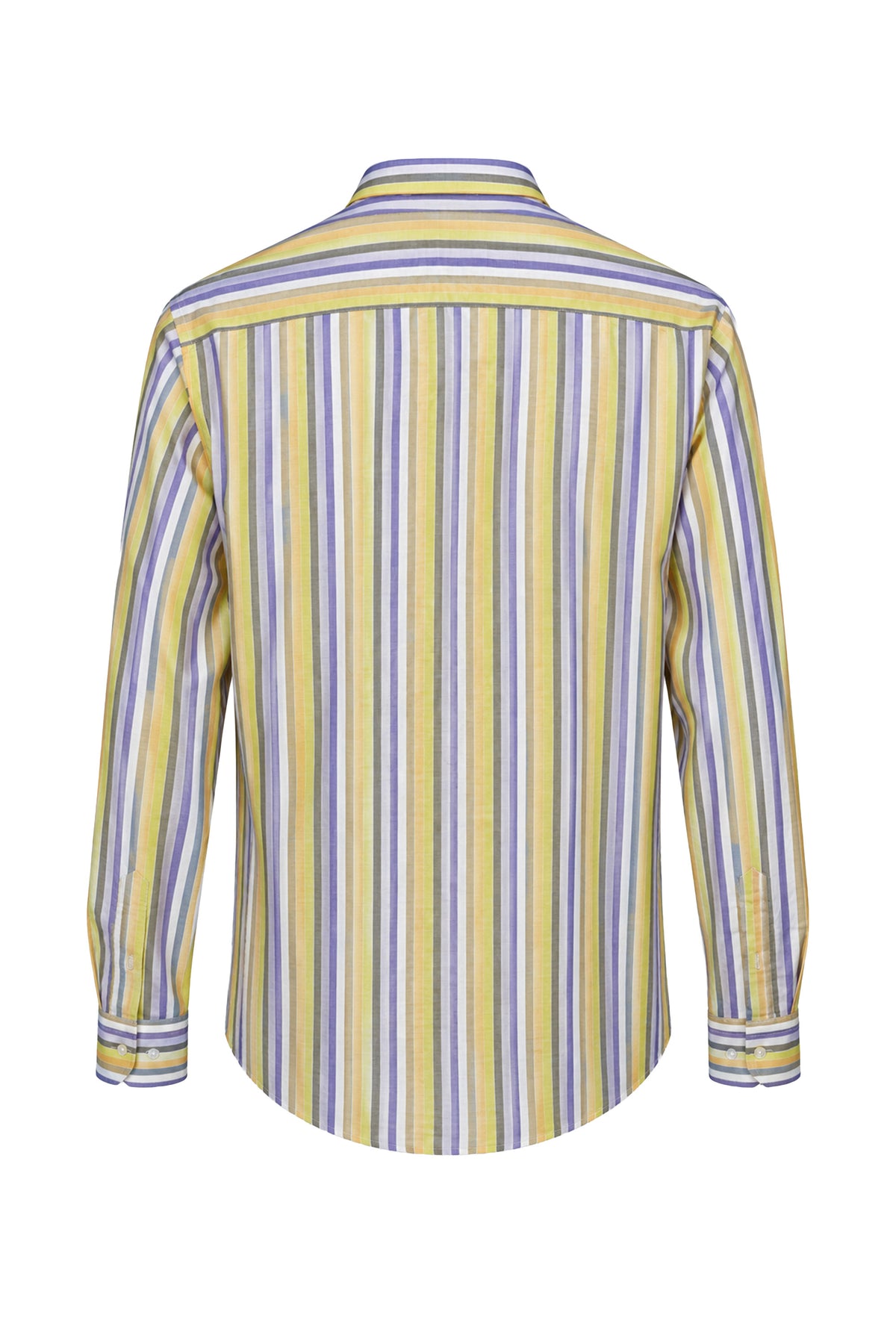 Henri Multi-Stripe Cotton Shirt