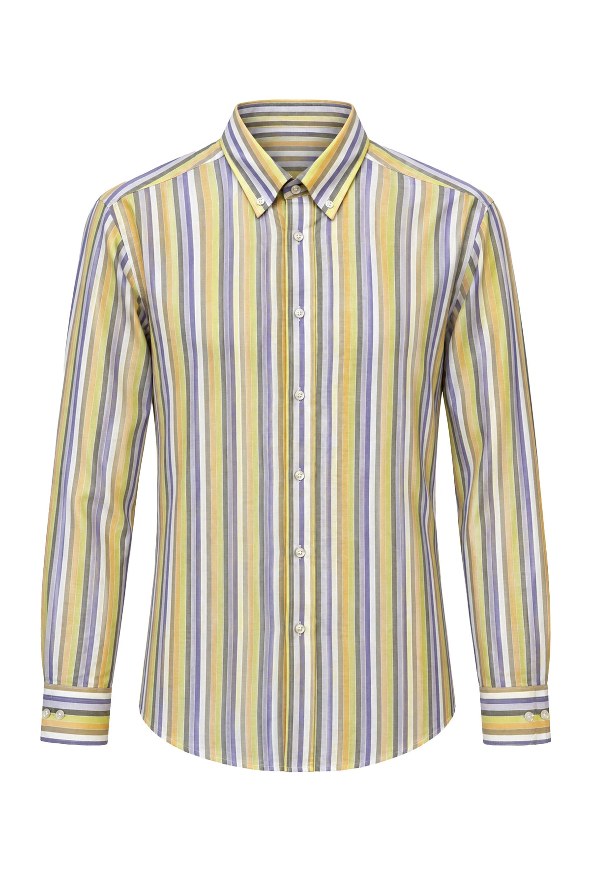 Henri Multi-Stripe Cotton Shirt