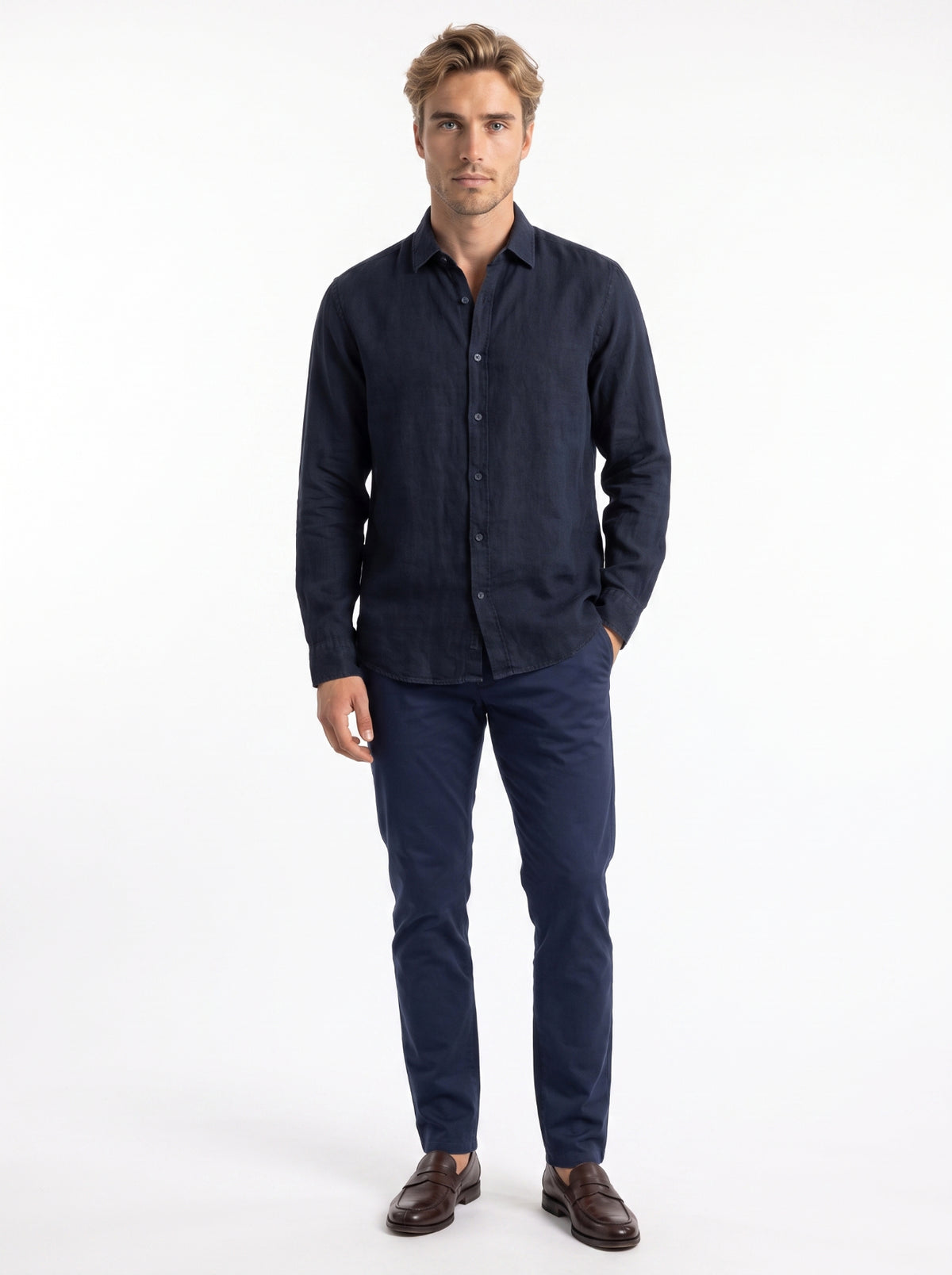 Dante Button-Up Long Sleeve Shirt
