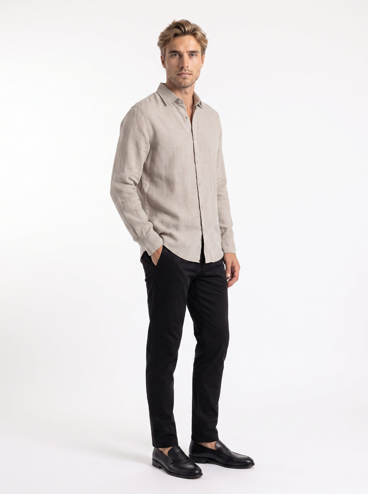 Dante Button-Up Long Sleeve Shirt