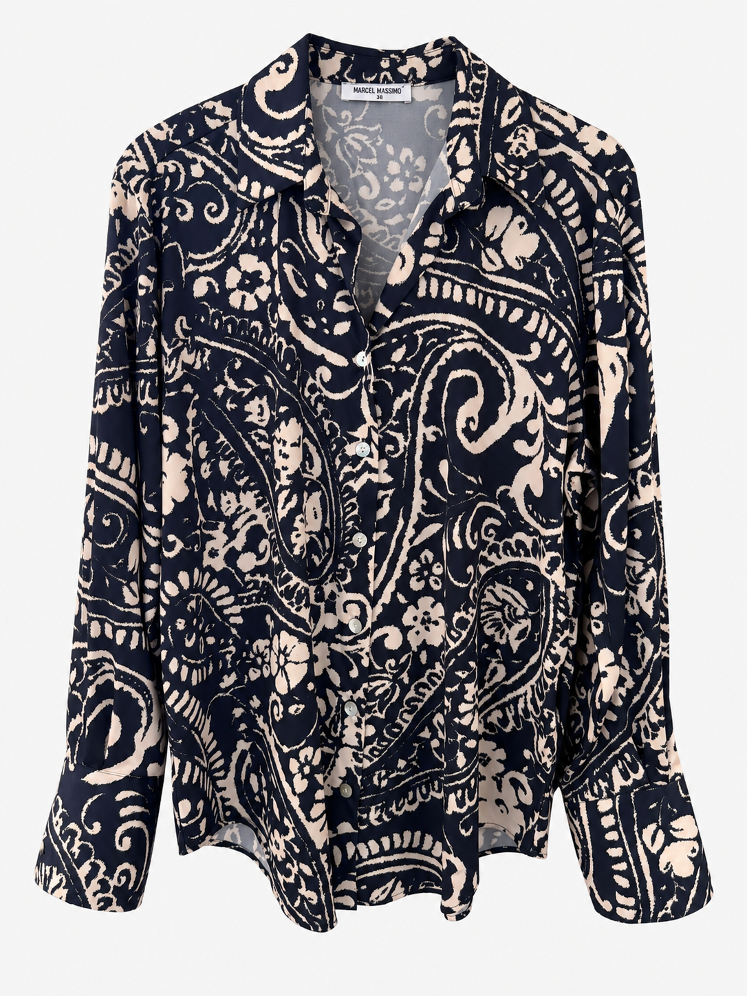 Isabella Baroque Print Women Shirt