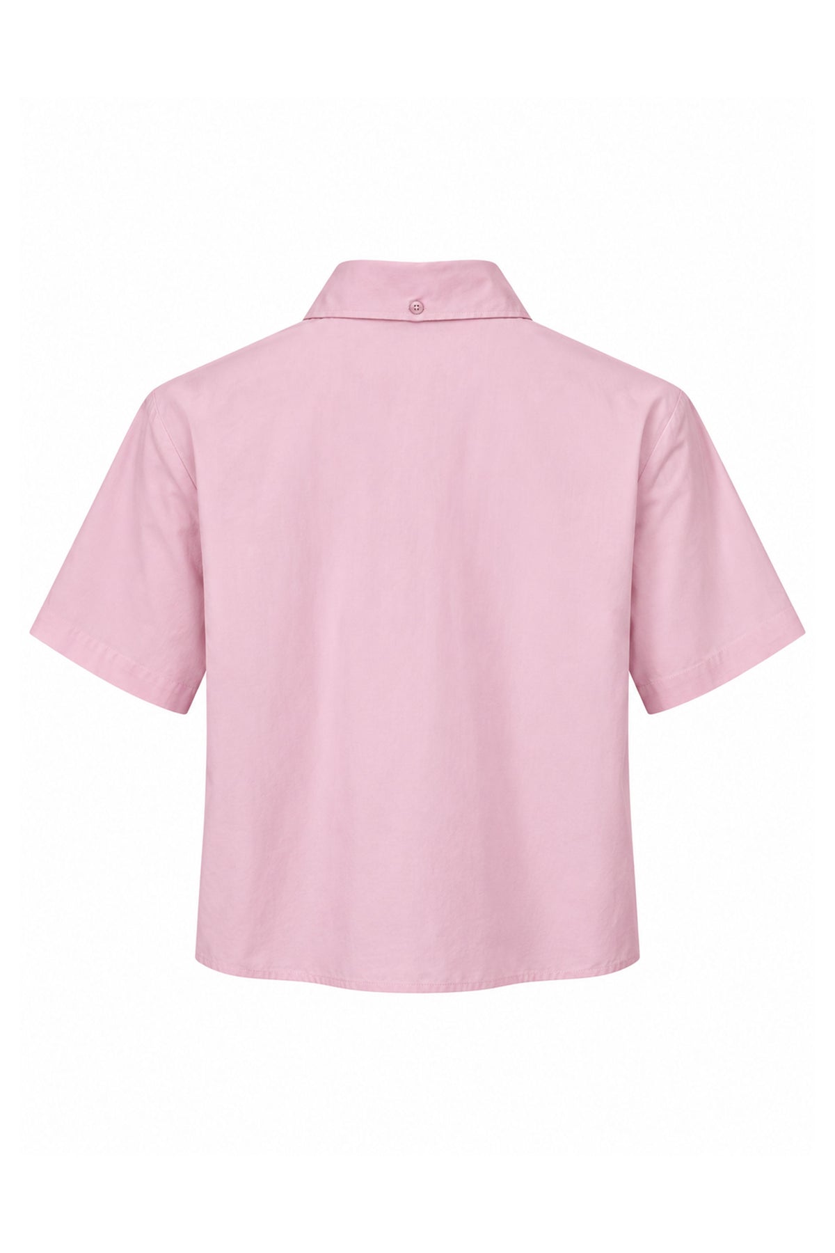 Clara Cropped Short Sleeve Women Shirt With Pocket