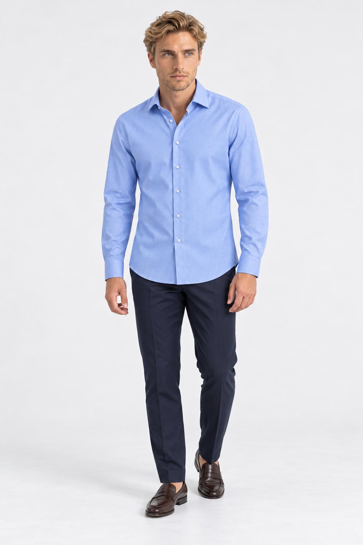 Santiago Cotton Button-Down Shirt