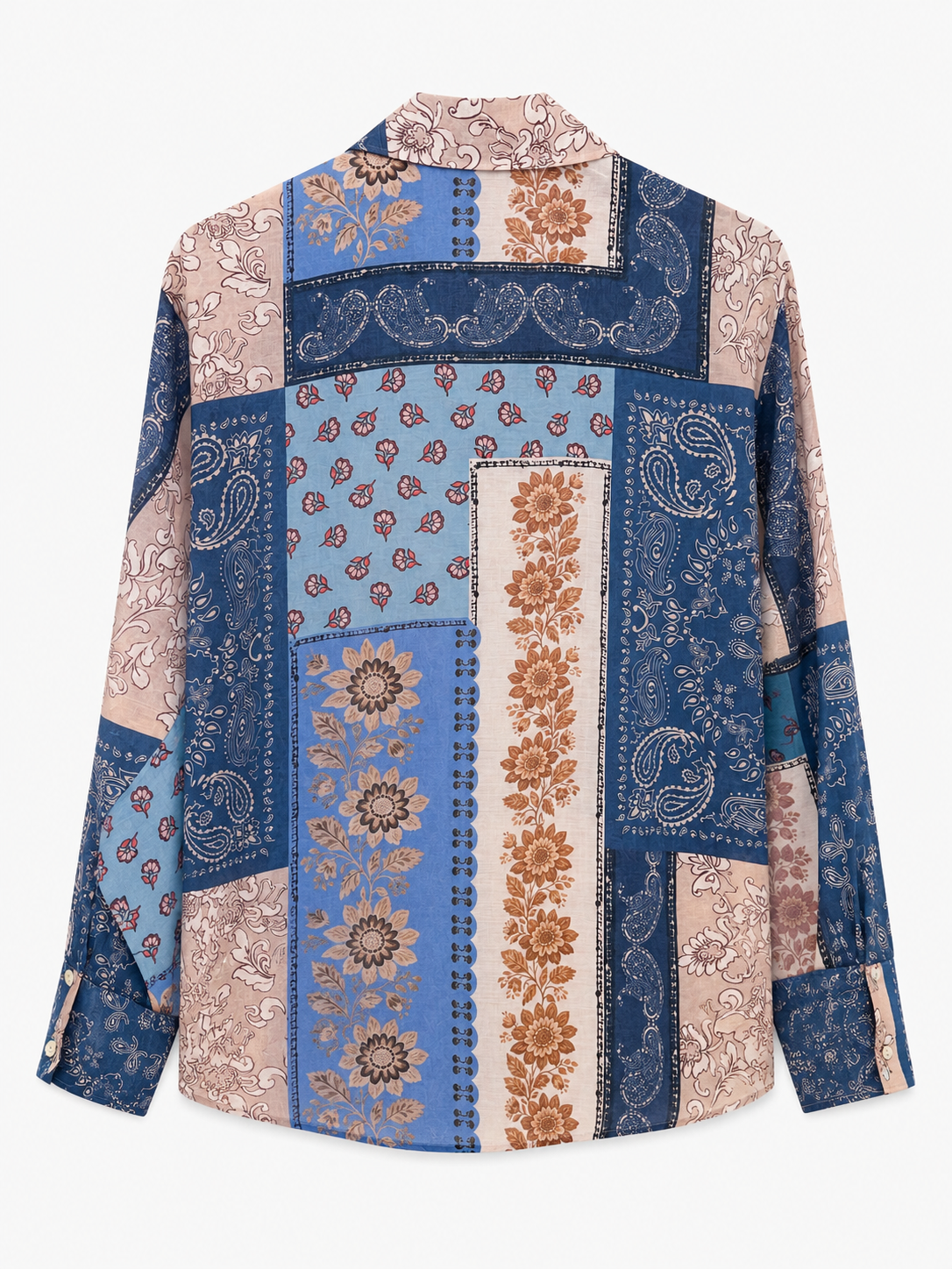 Camilla Patchwork Print Women Shirt
