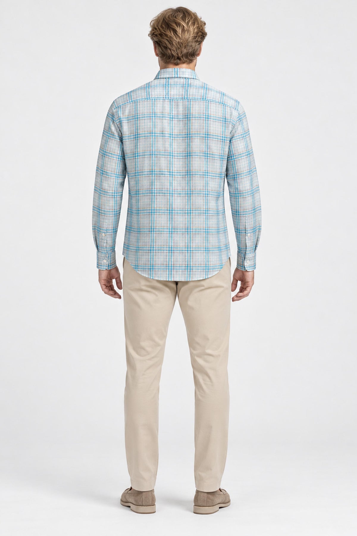 Giovanni Plaid Button-Up Shirt